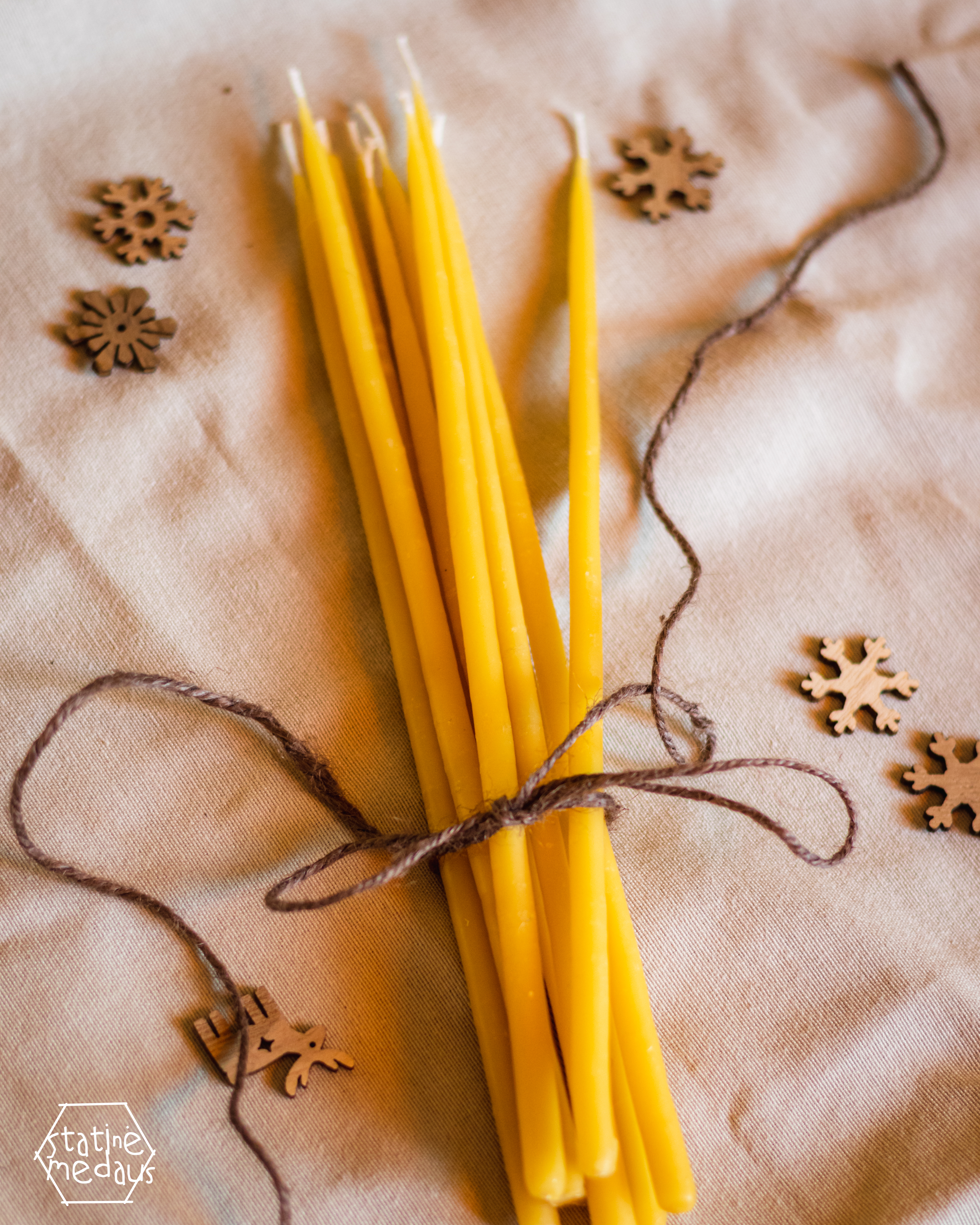 Ilgos plonos žvakės 10 vnt.