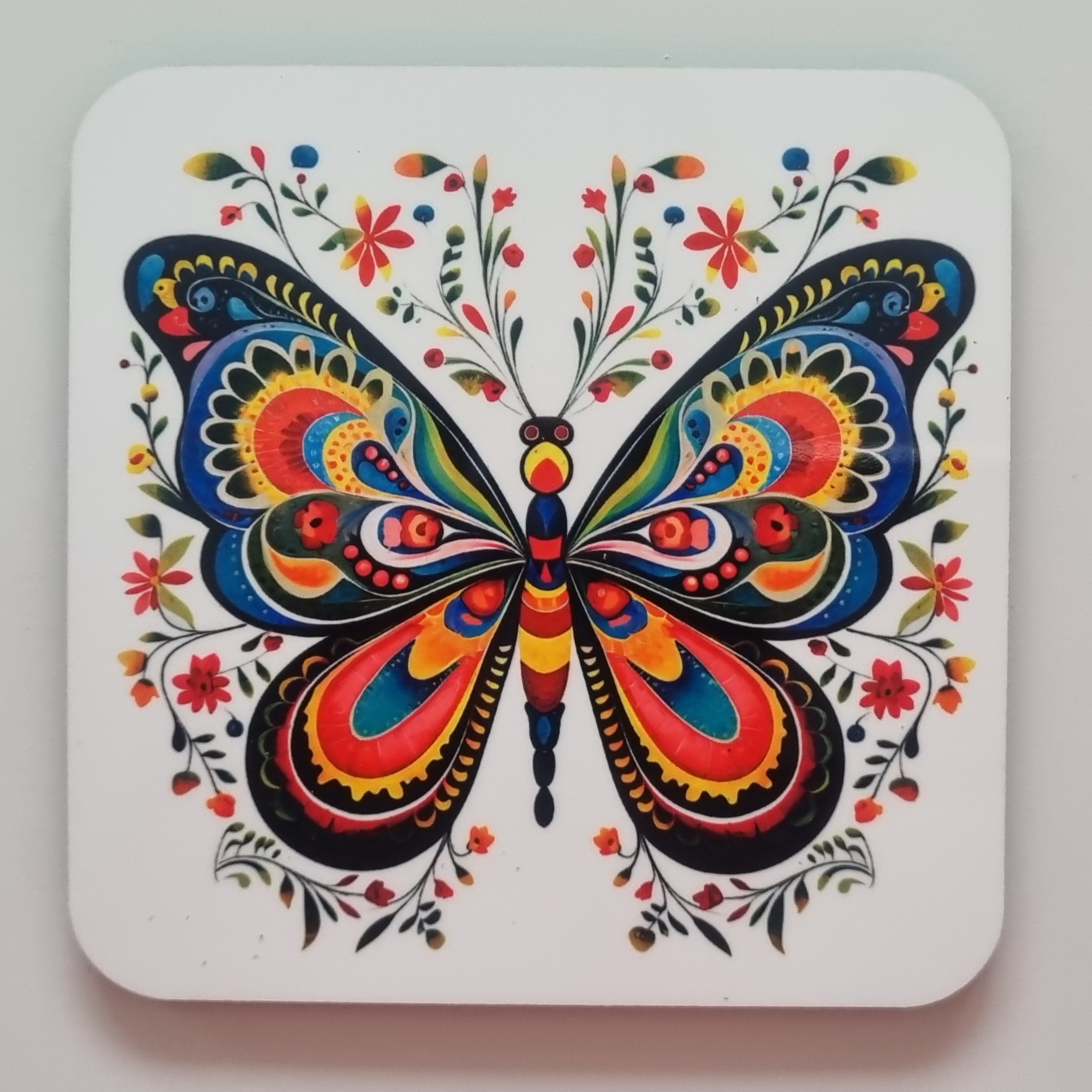 Colourful Butterfly Coaster