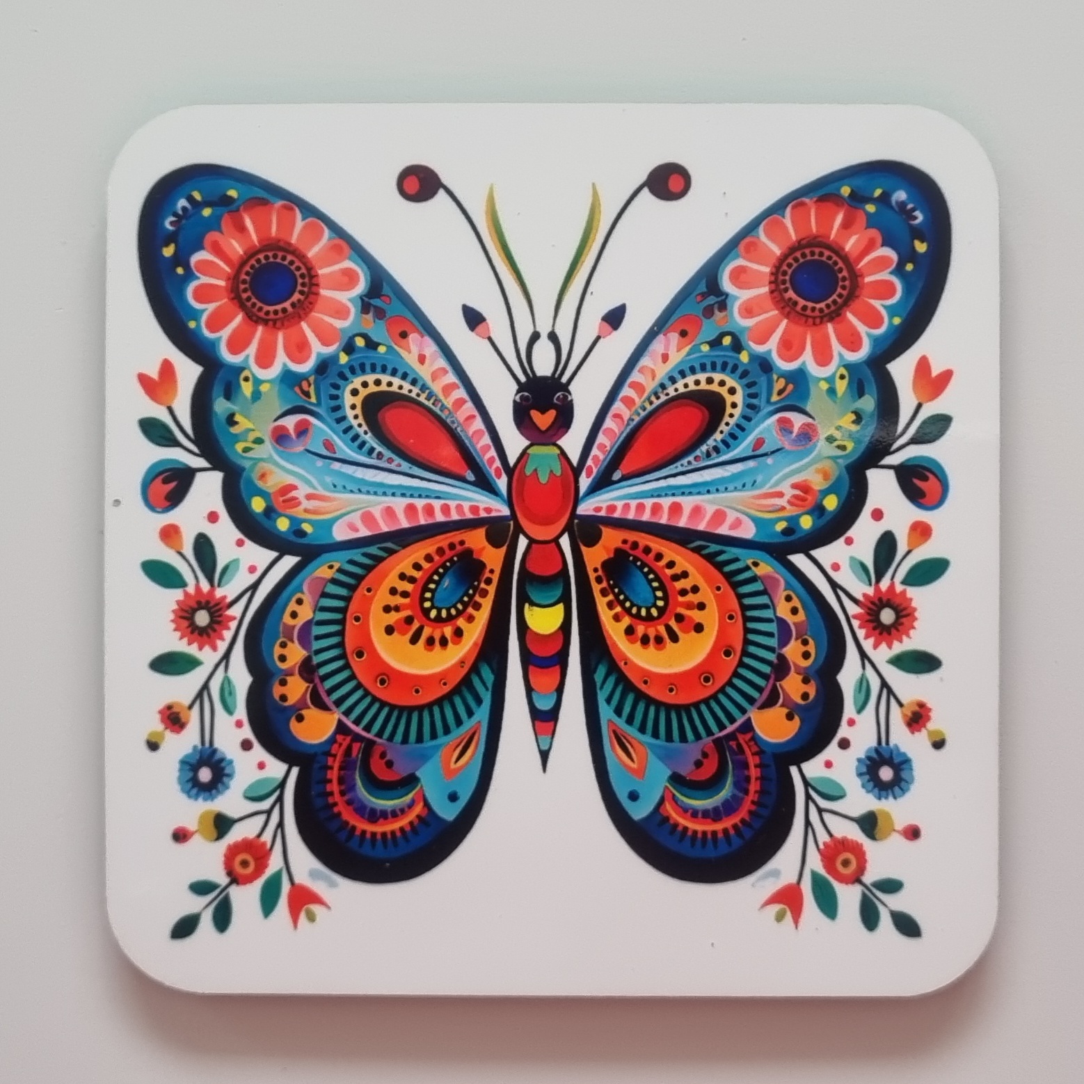 Colourful Butterfly Coaster