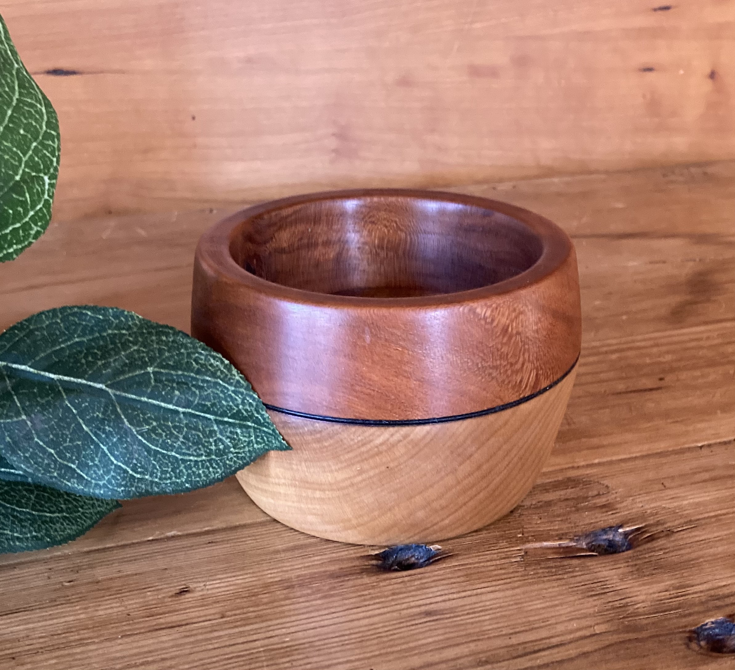 Small Ash and Cherry Bowl