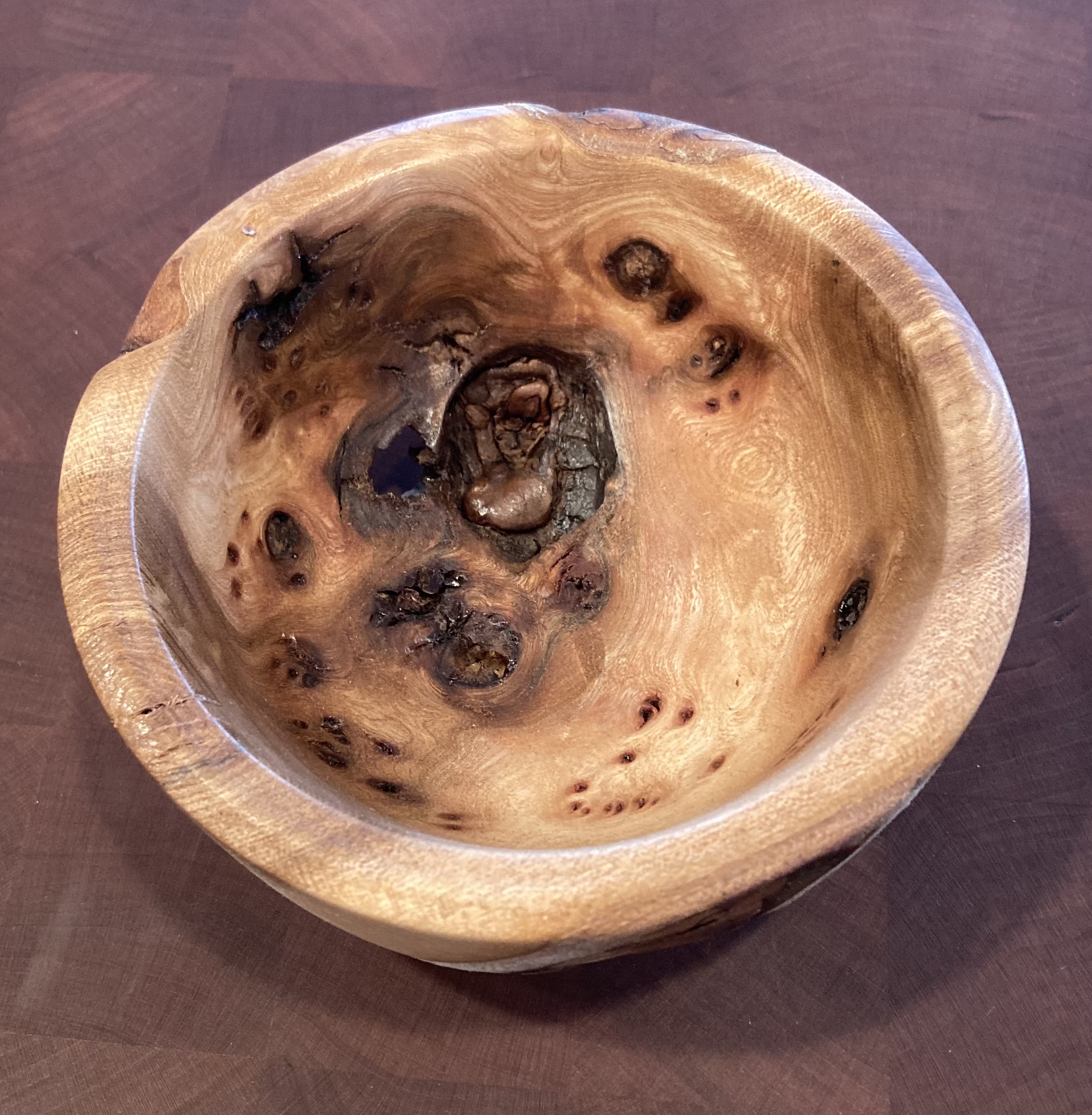 Maple Burl Bowl