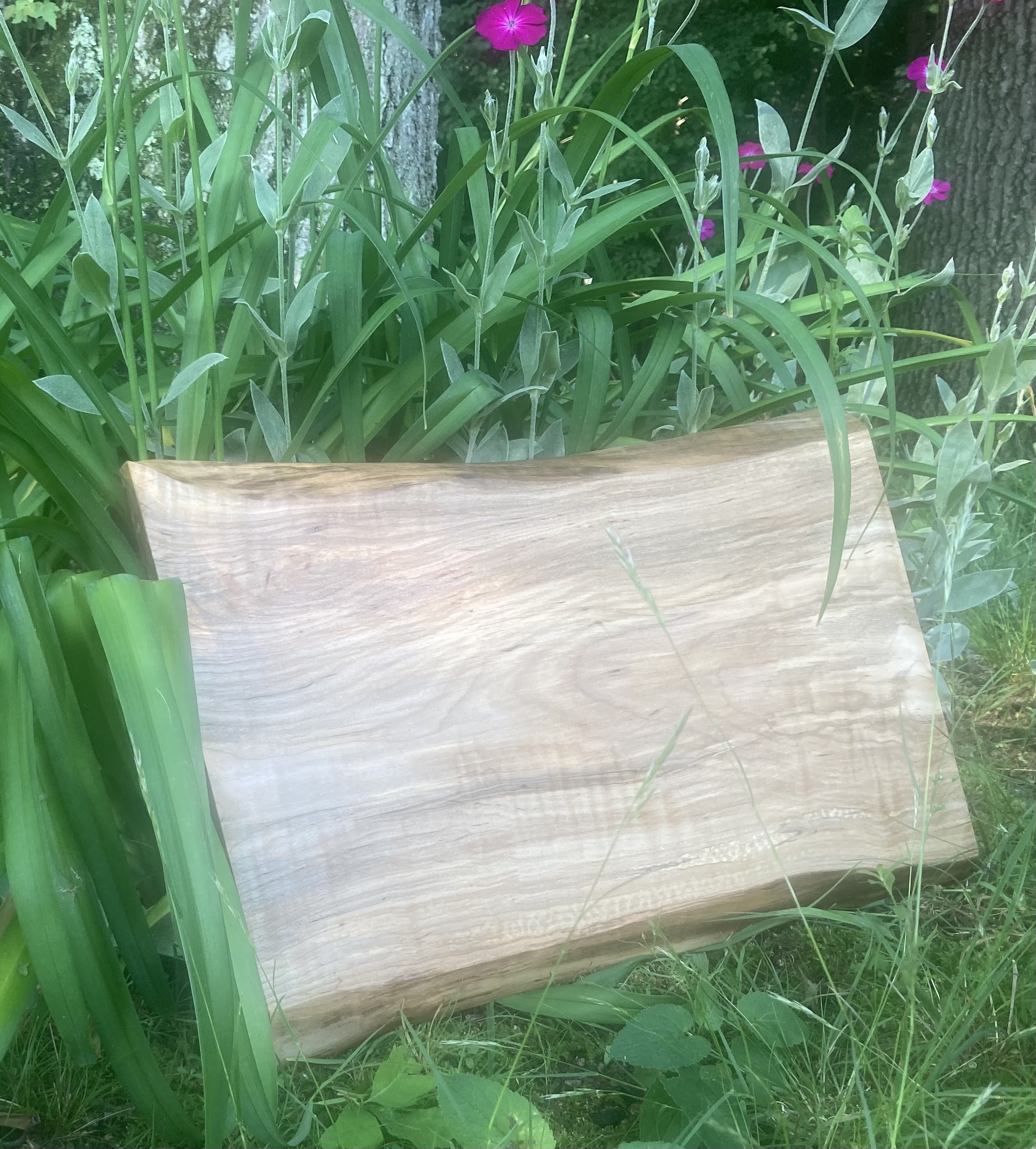 Live Edge Ambrosia Maple Charcuterie Board 18-1/8 X 12-1/2" X 1"