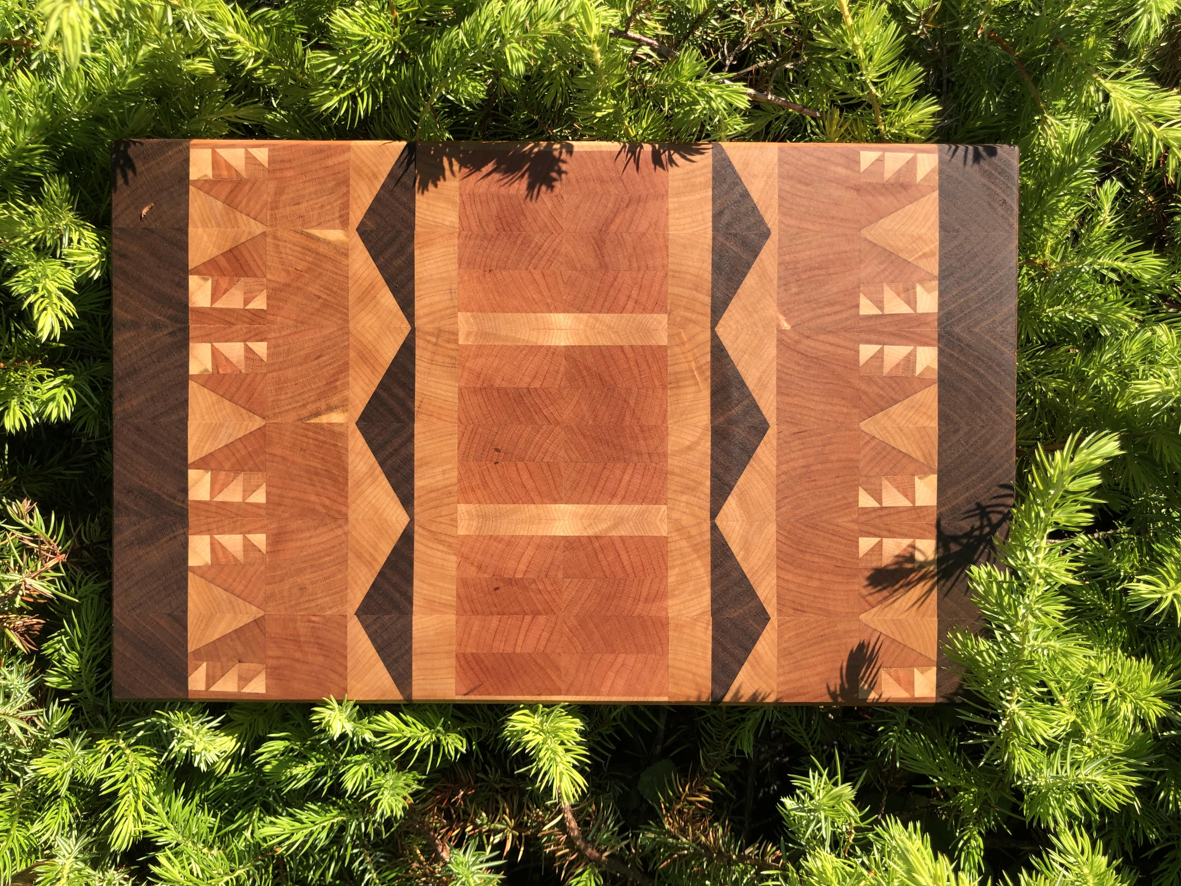End Grain Cutting Board 8-3/4" X 14" X 1-1/2"