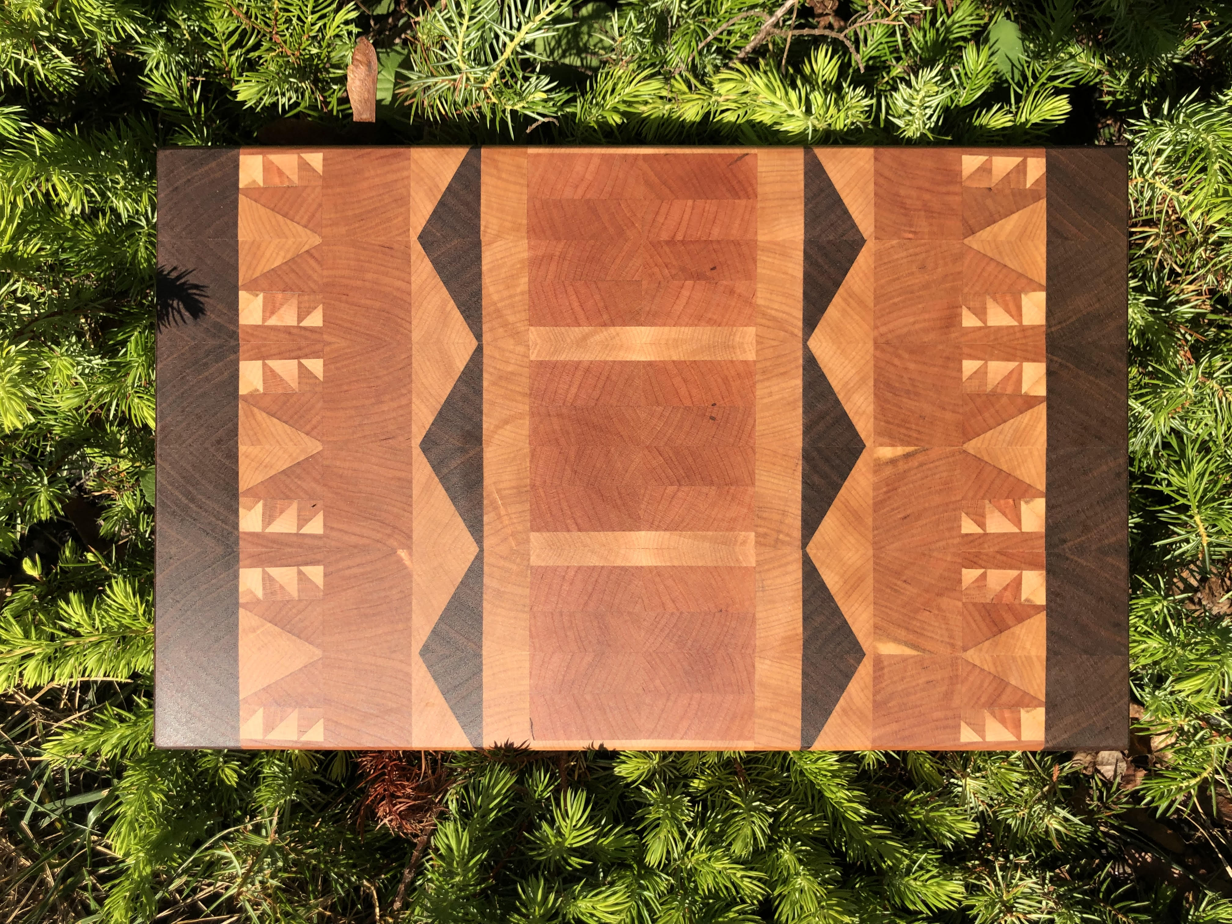 End Grain Cutting Board 8-3/4" X 14" X 1-1/2"