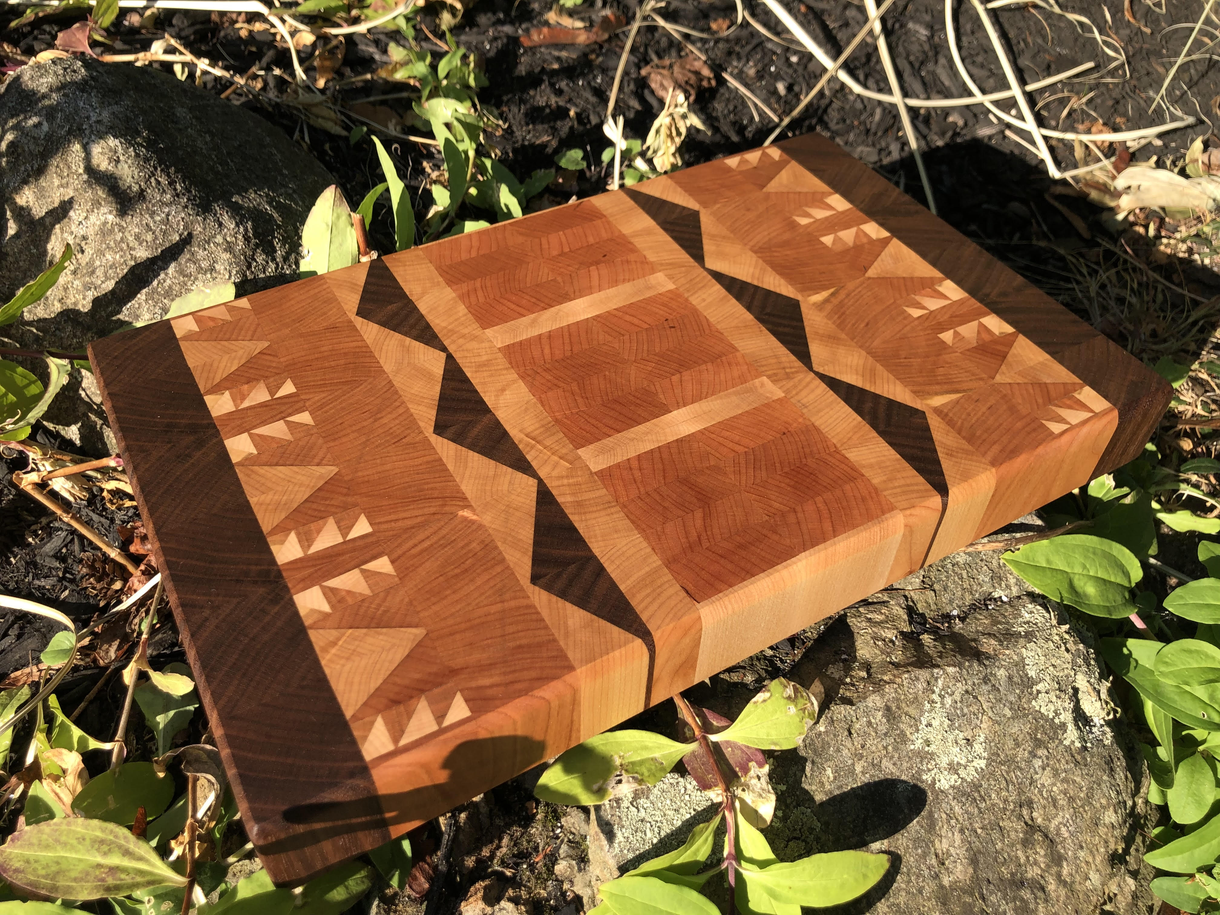 End Grain Cutting Board 8-3/4" X 14" X 1-1/2"