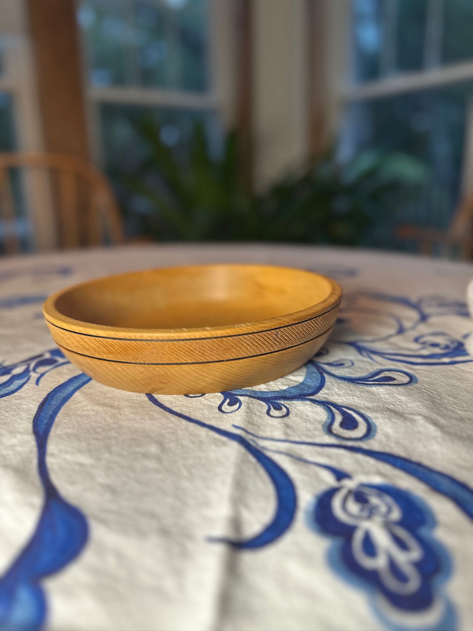 Cherry Textured Bowl Appox 9" Diameter X 1 3/4" Tall