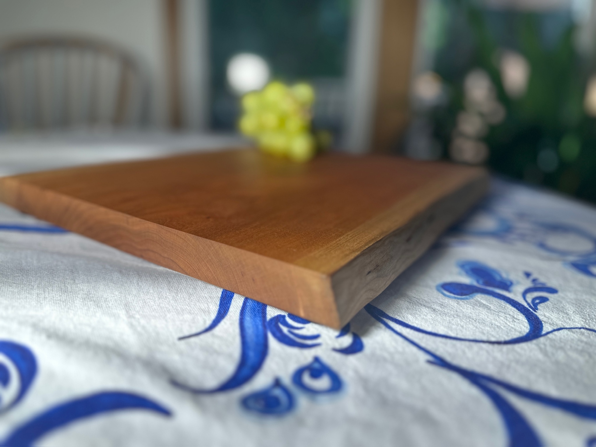 Cherry Live Edge Charcutterie Board 14-1/4" X 11-1/2" X 1"