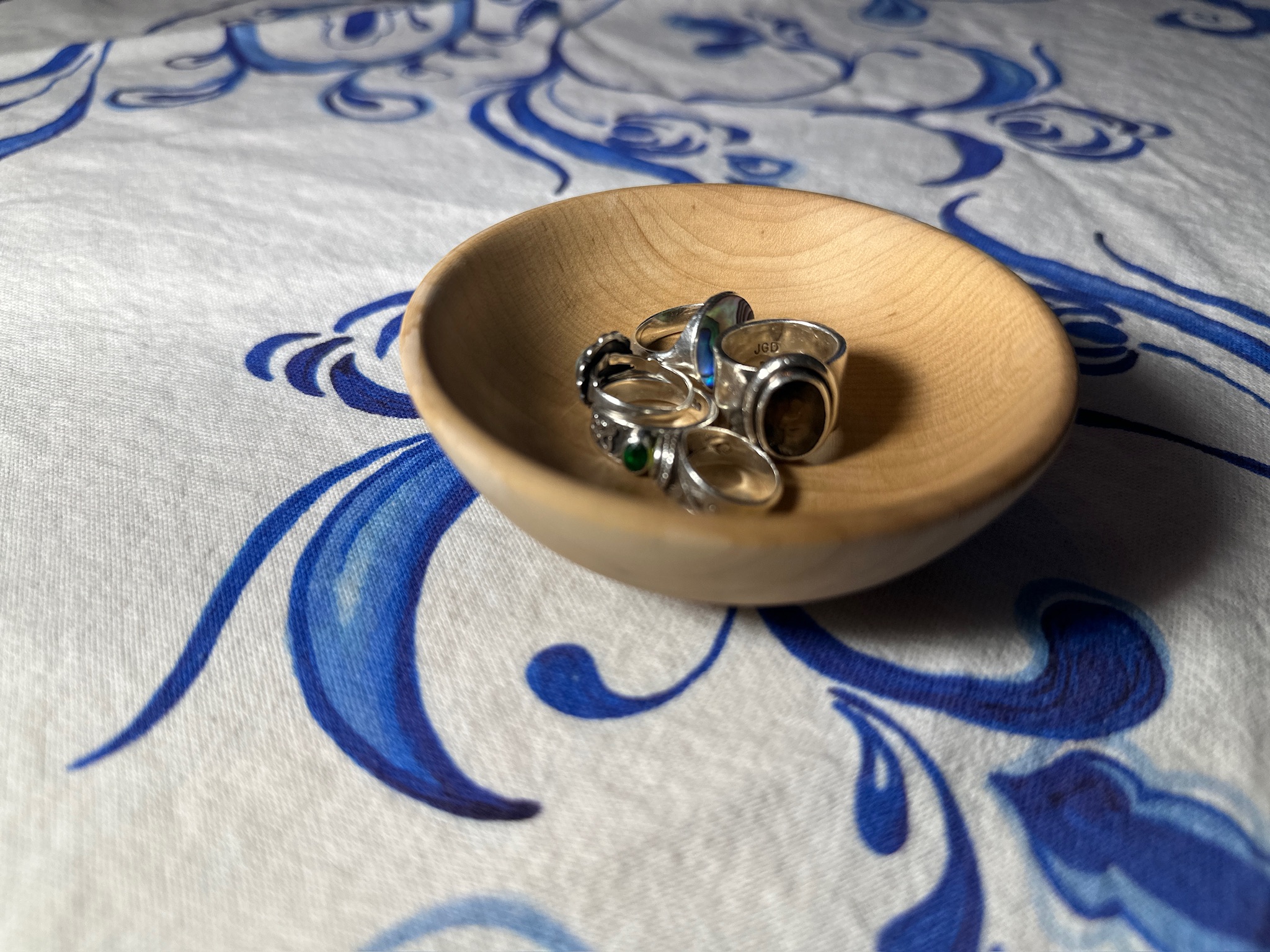 Ash Ring Bowl Approx 3 7/8" Diameter X 1 1/2" Tall