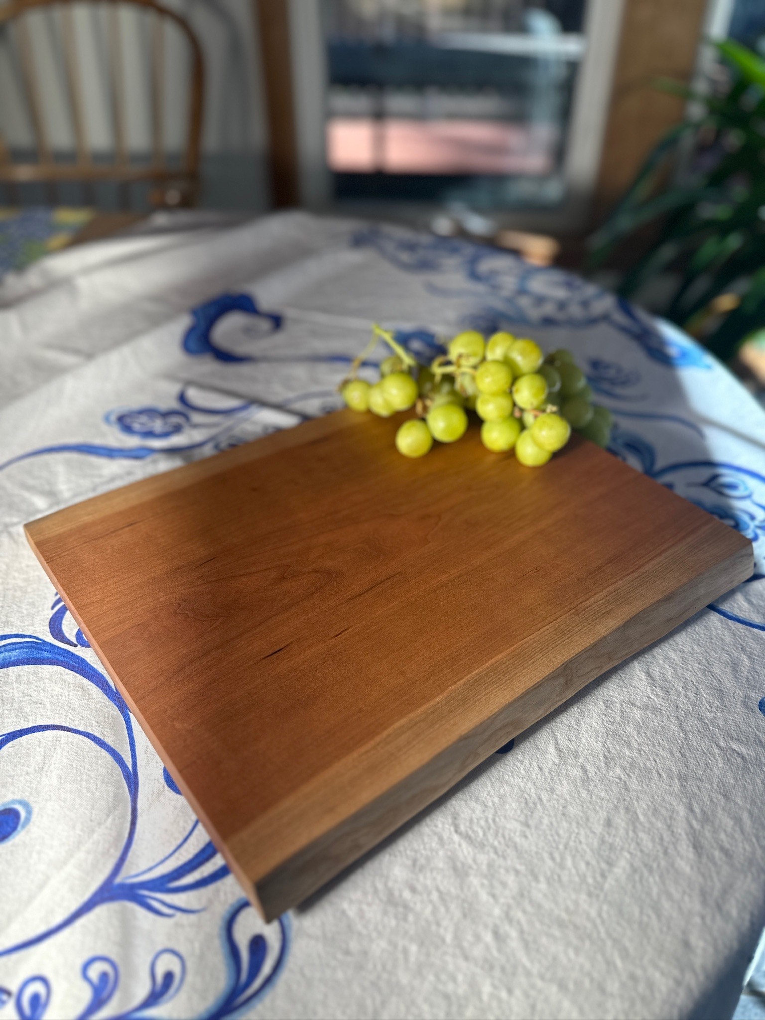 Cherry Live Edge Charcutterie Board 14-1/4" X 11-1/2" X 1"