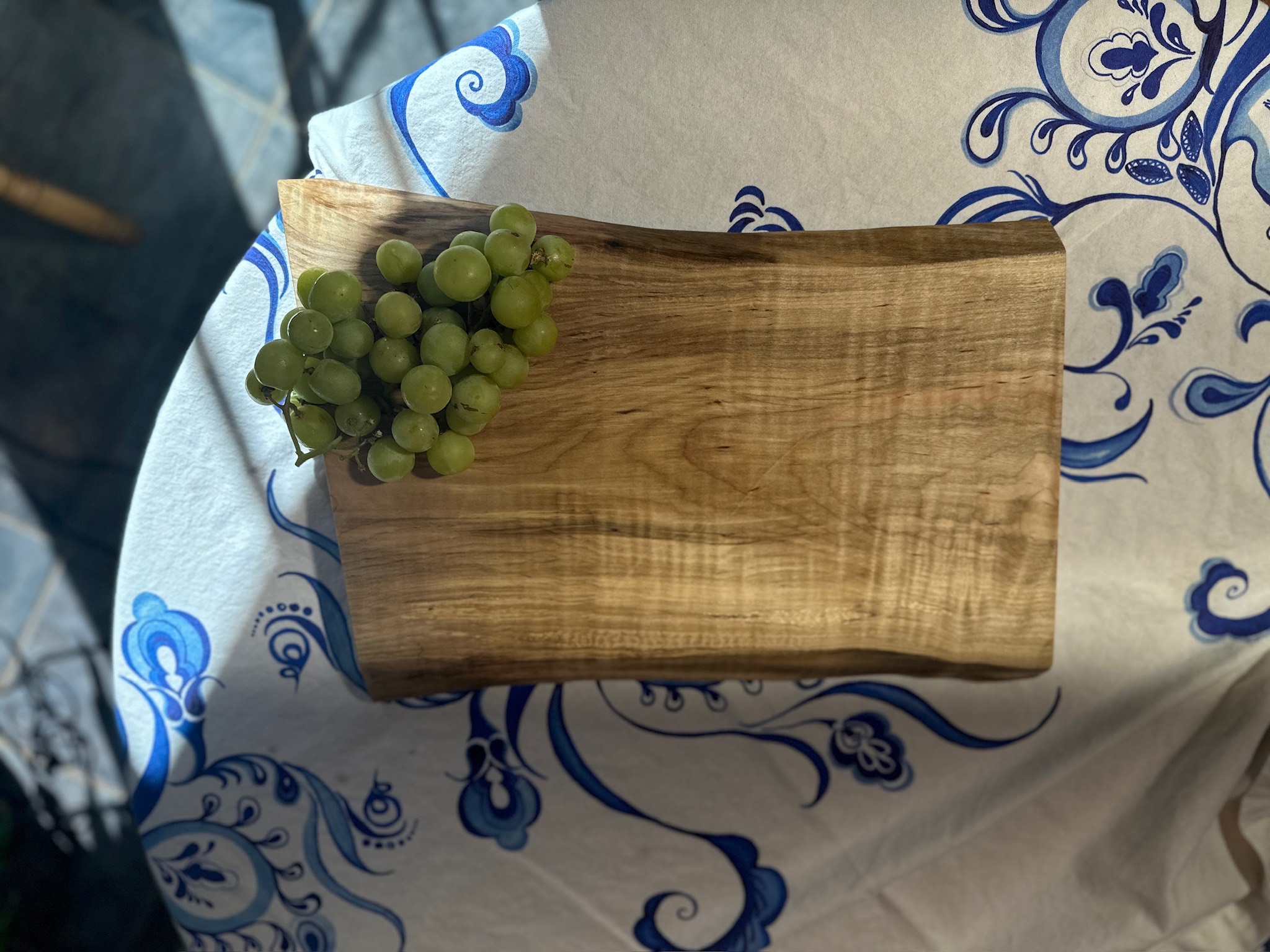 Live Edge Ambrosia Maple Charcuterie Board 18-1/8 X 12-1/2" X 1"