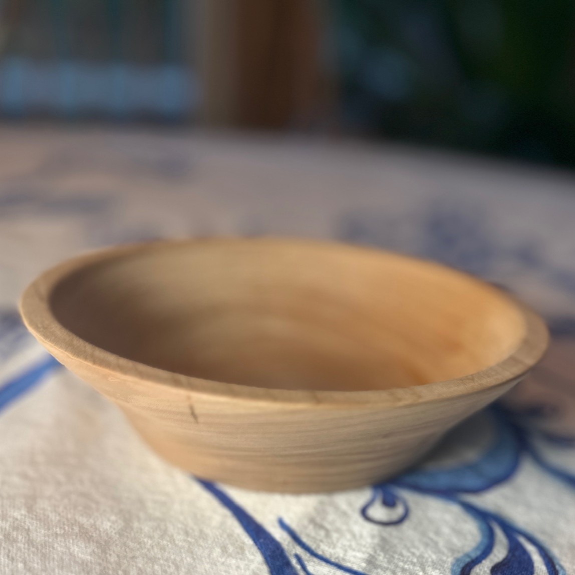 Cherry Bowl Approx 6 1/4" Diameter X 1 1/2" Tall