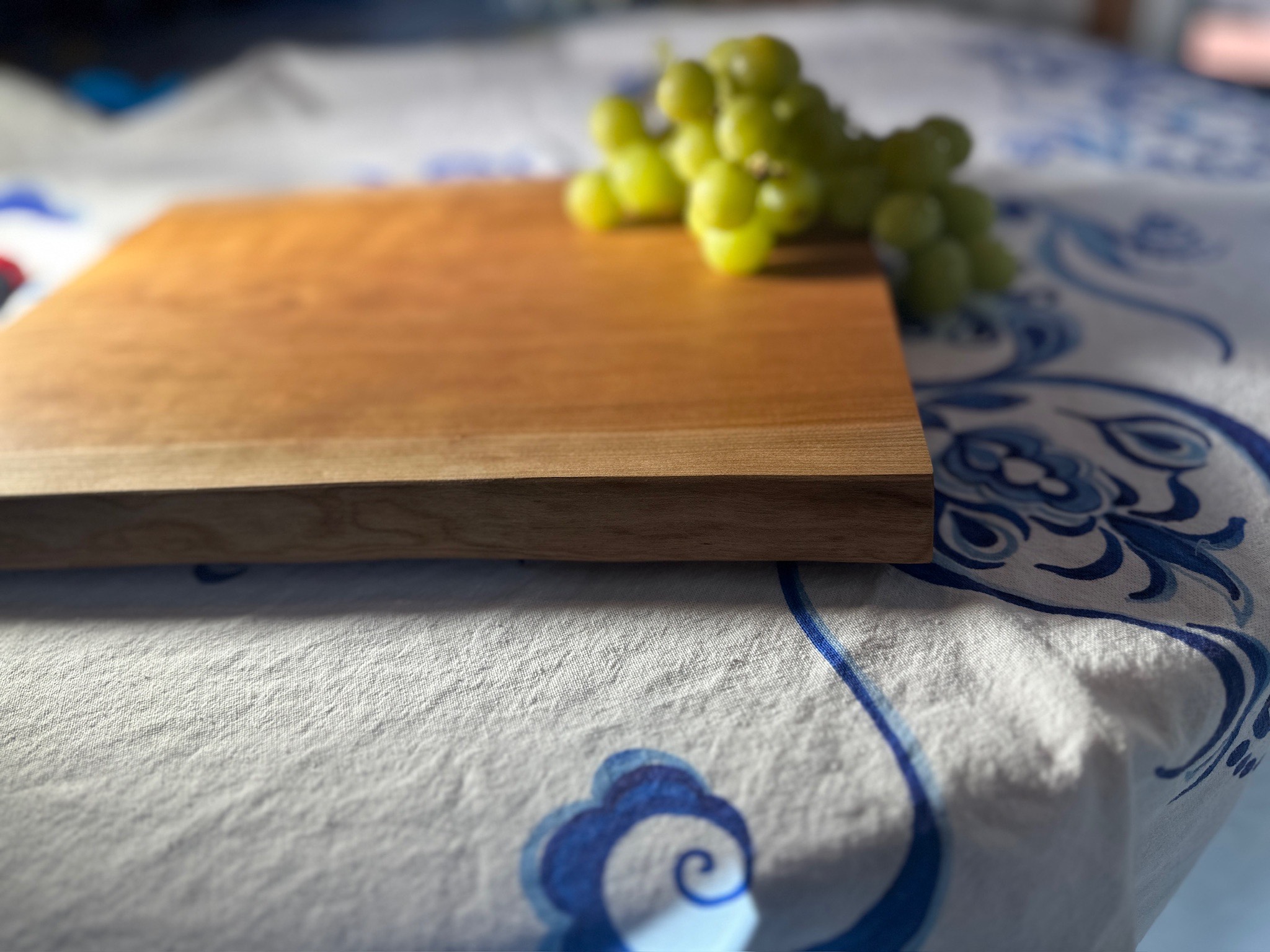 Cherry Live Edge Charcutterie Board 14-1/4" X 11-1/2" X 1"