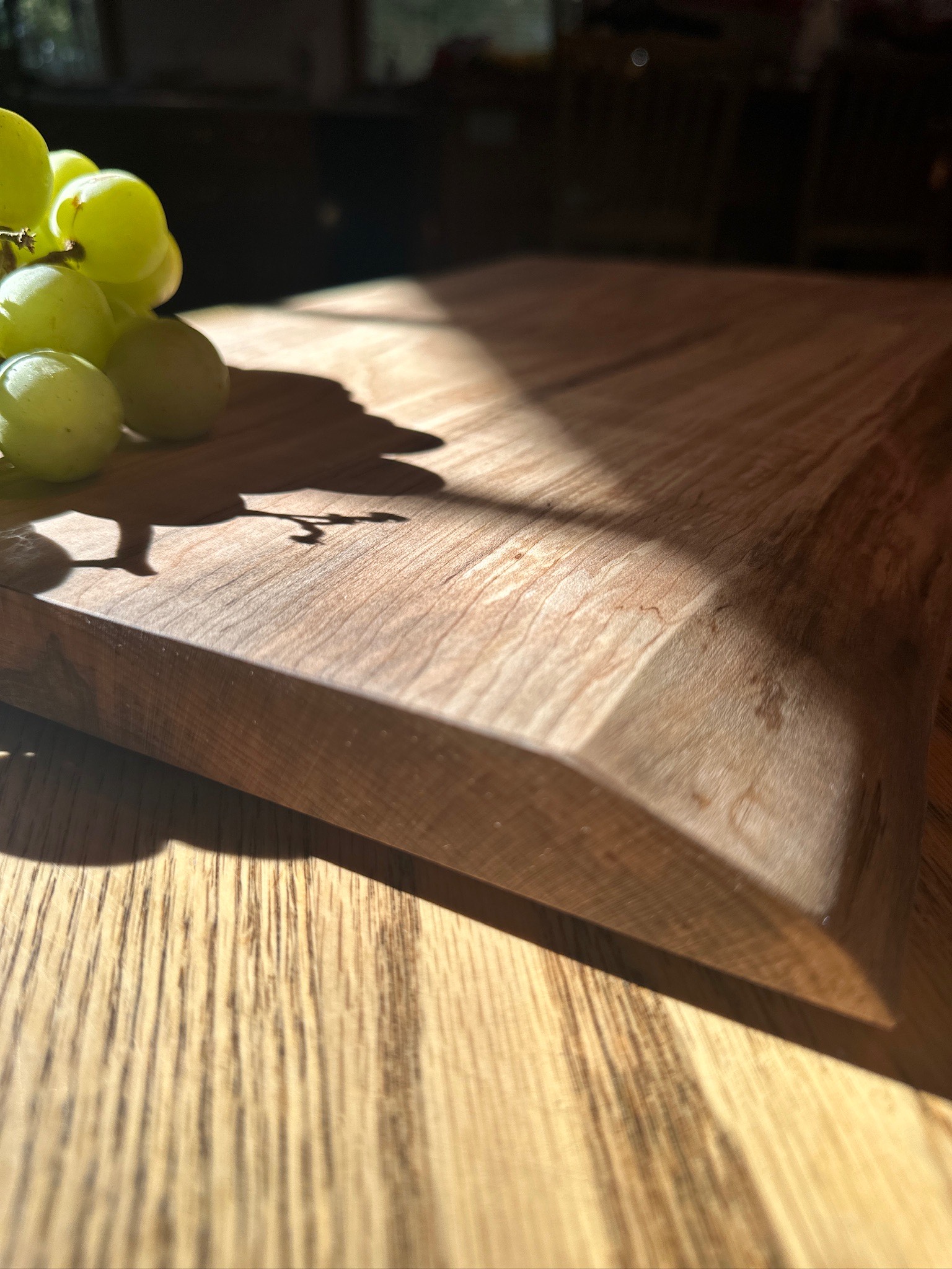 Live Edge Ambrosia Maple Charcuterie Board 18-1/8 X 12-1/2" X 1"