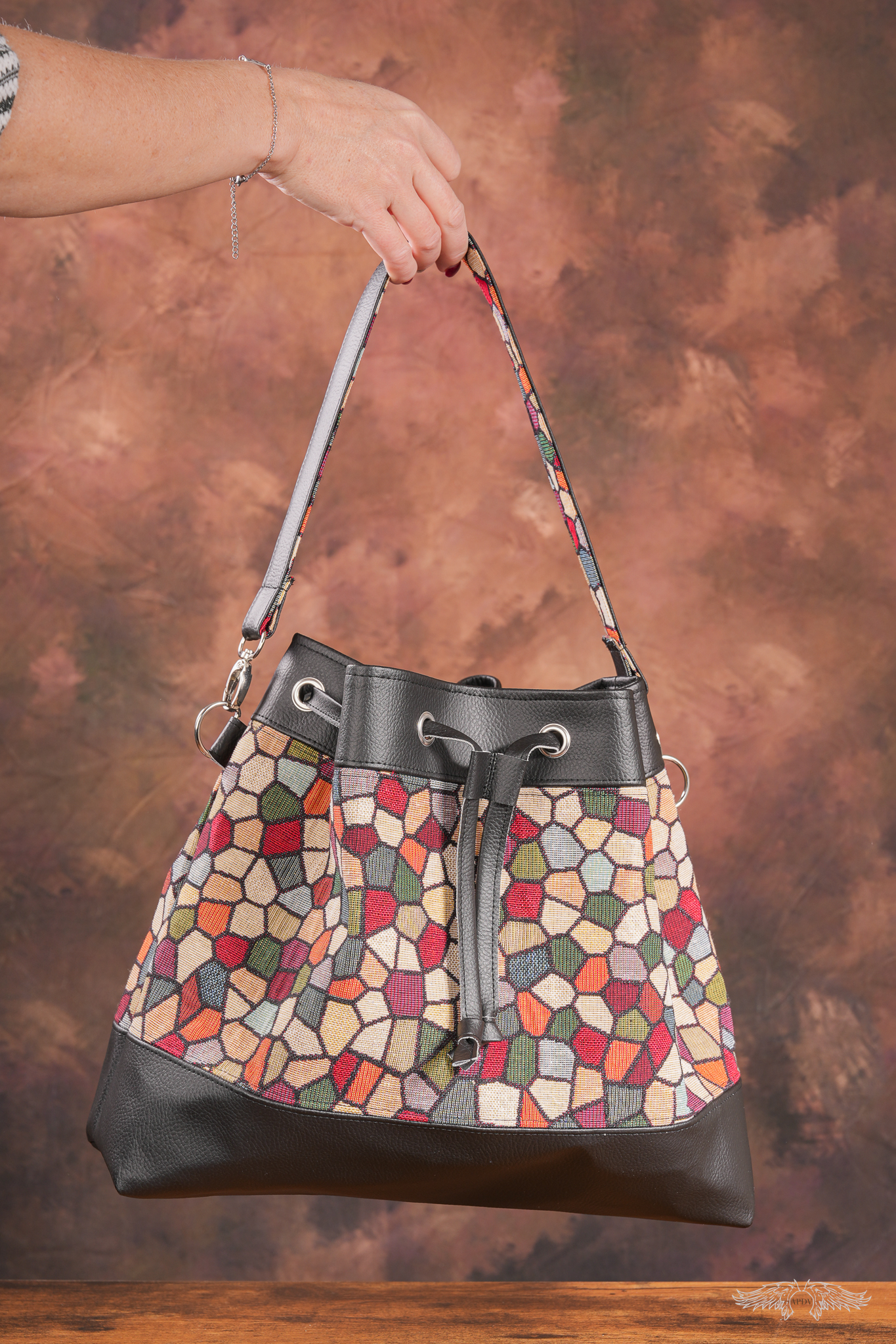 Sac à main seau "Marie"