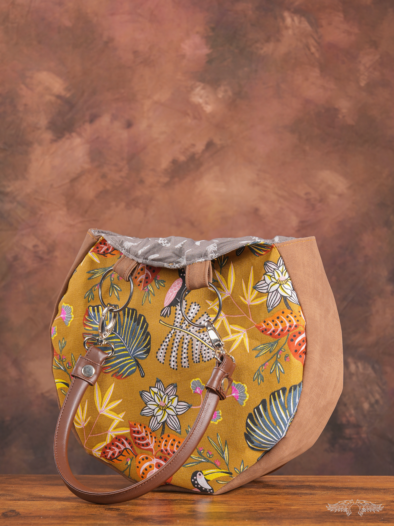 Sac à main rond "Jules"