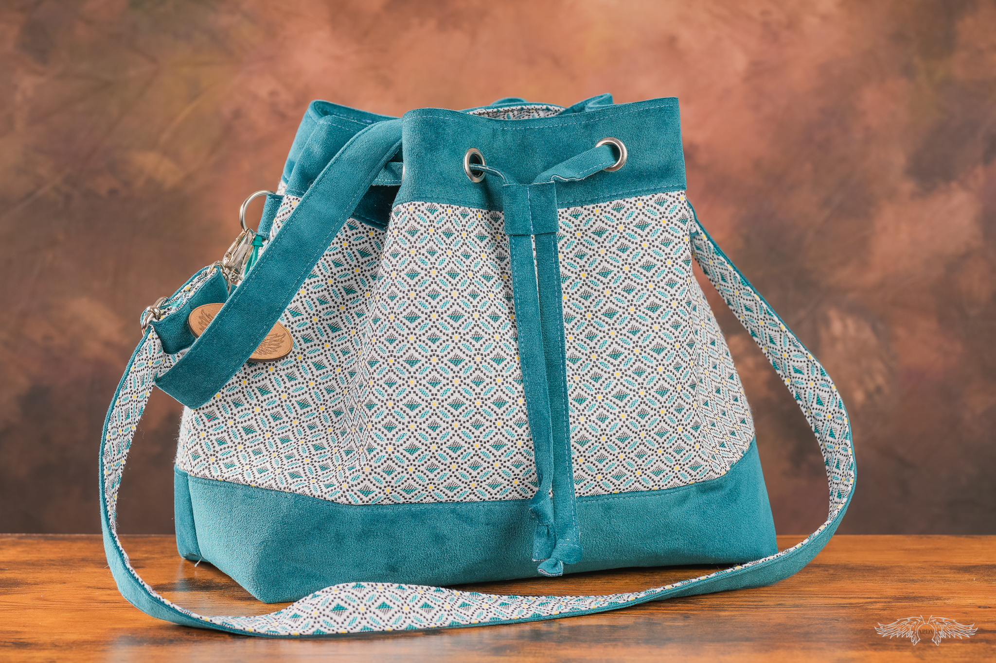 Sac à main seau "Églantine"