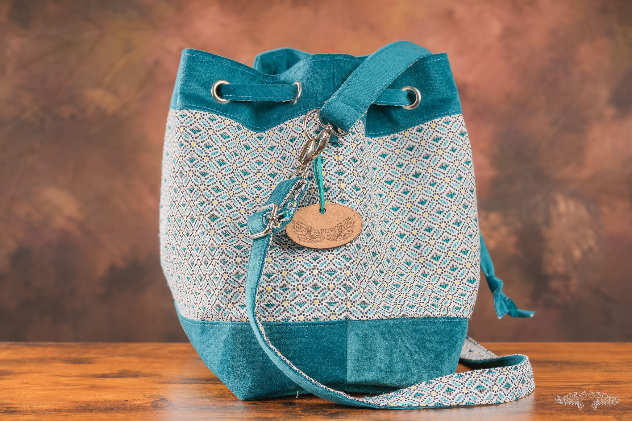 Sac à main seau "Églantine"