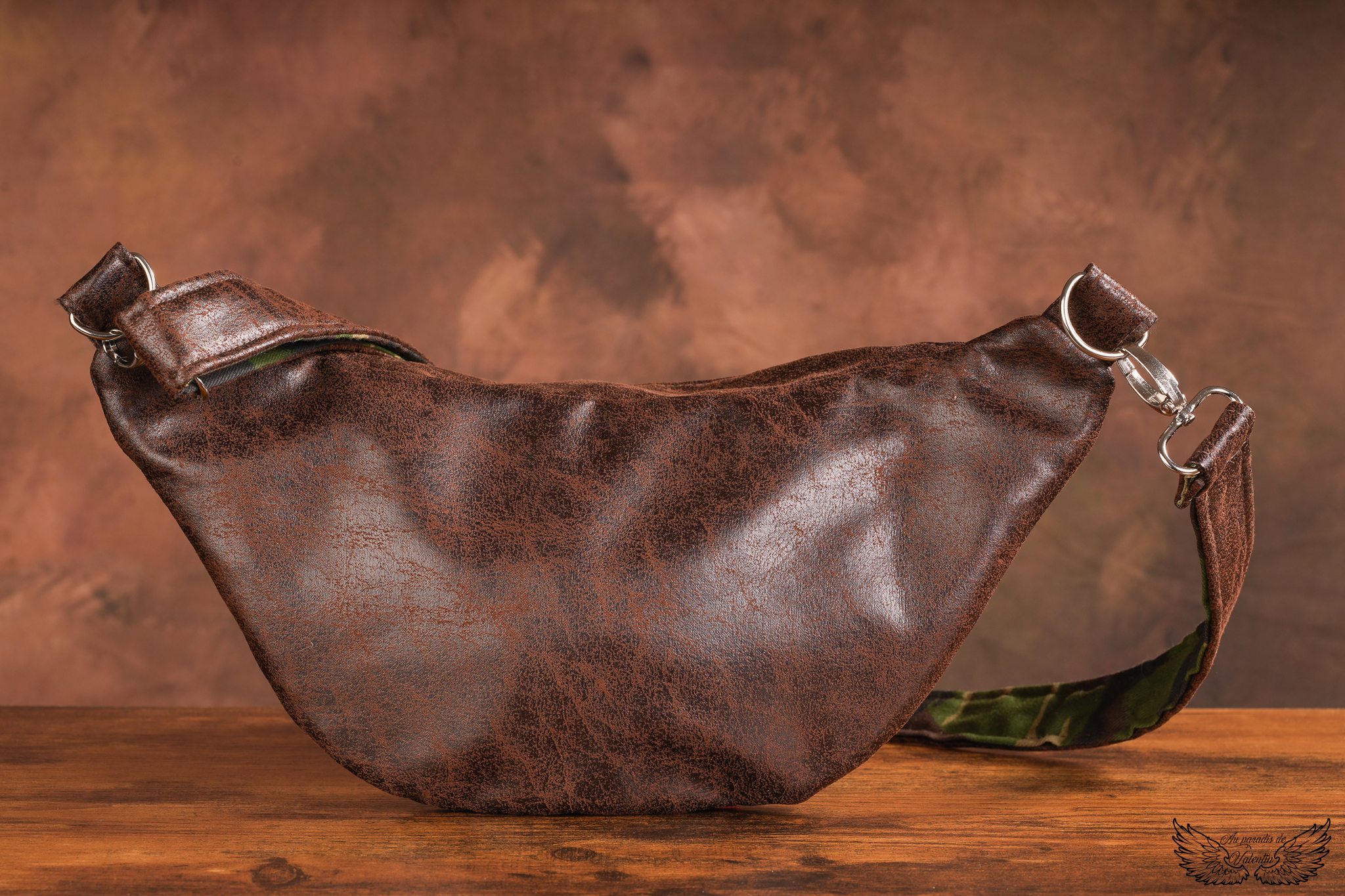 Sac banane mixte motif "camouflage"