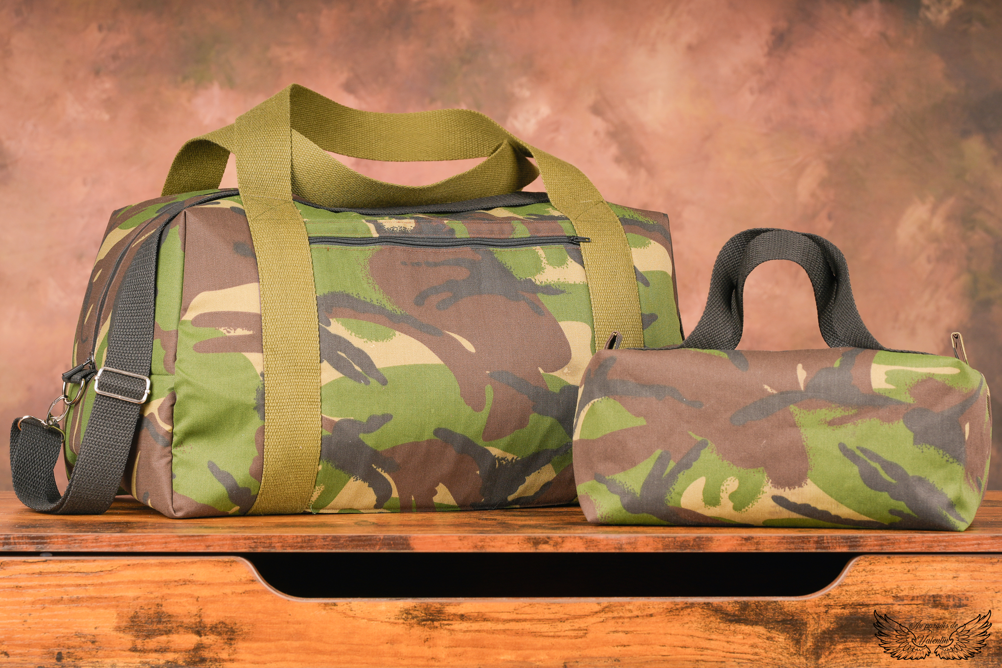 Trousse de toilette camouflage