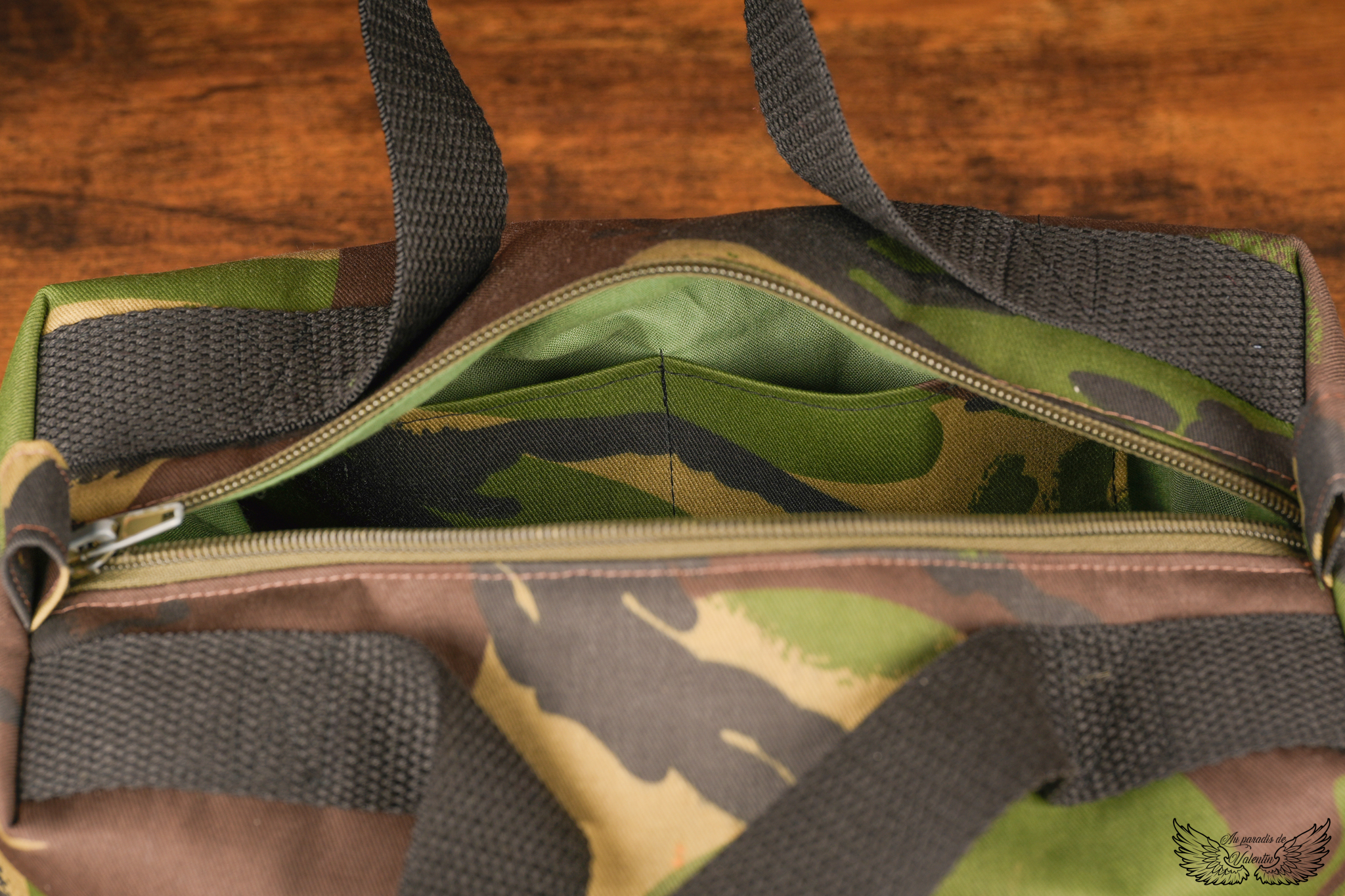 Trousse de toilette camouflage
