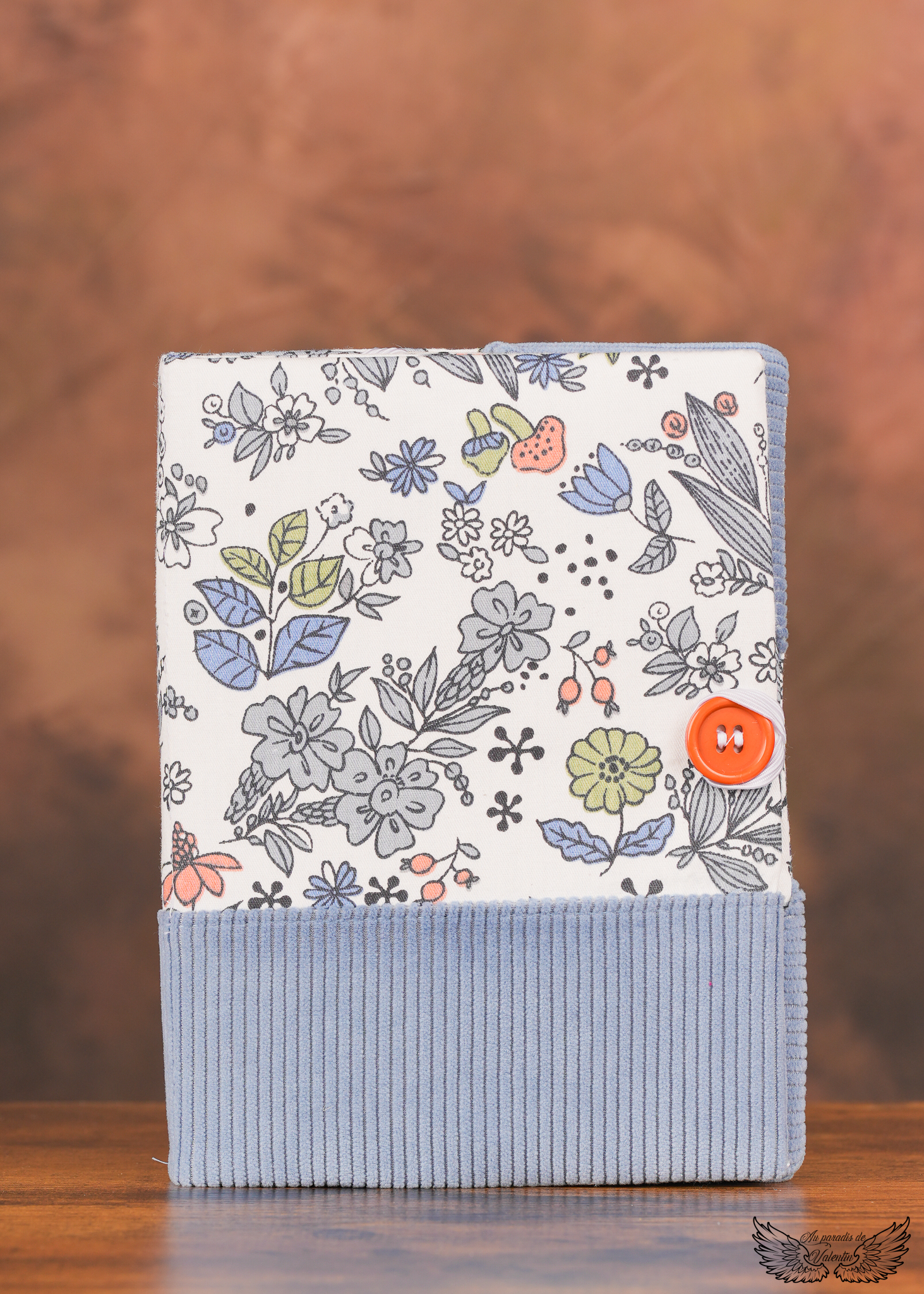 Étui à liseuse Printemps bleu