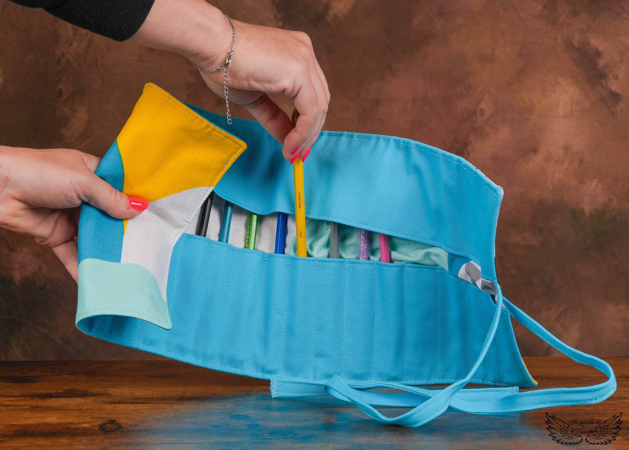 Trousse à rouler "dunes"