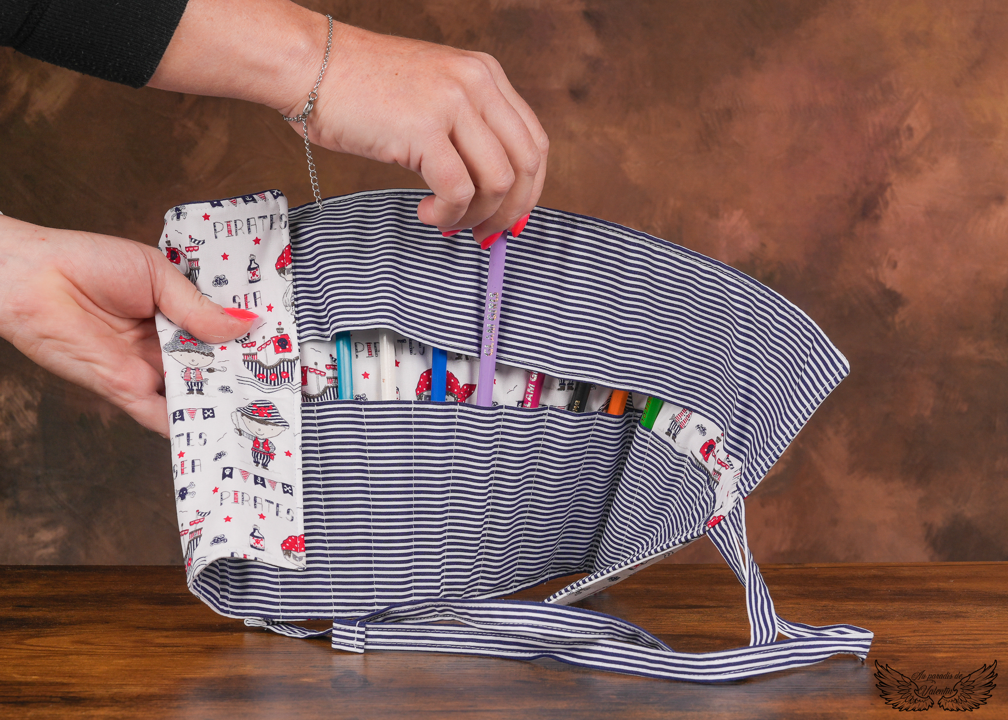 Trousse à rouler "pirates"