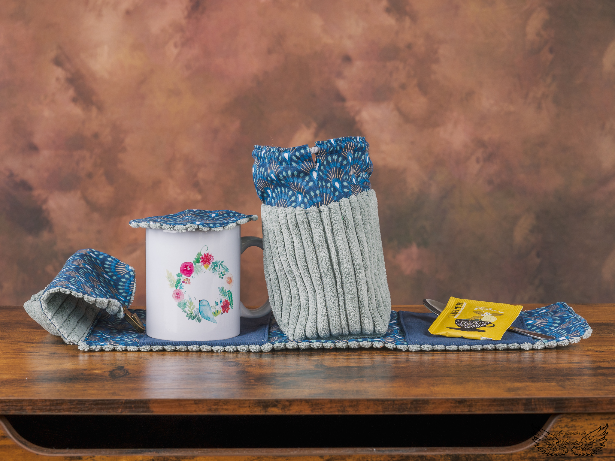 Mug bag éventails 