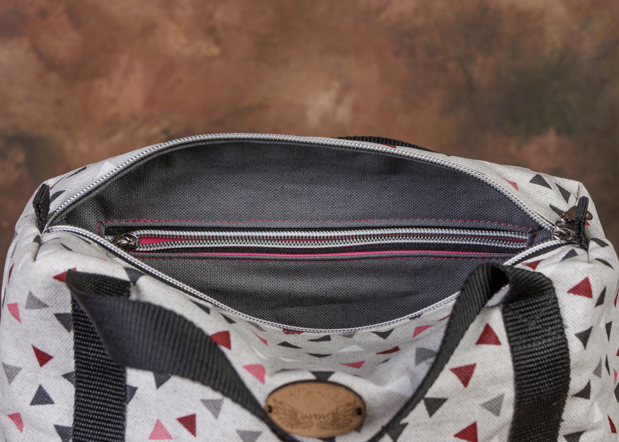 Trousse de toilette losanges