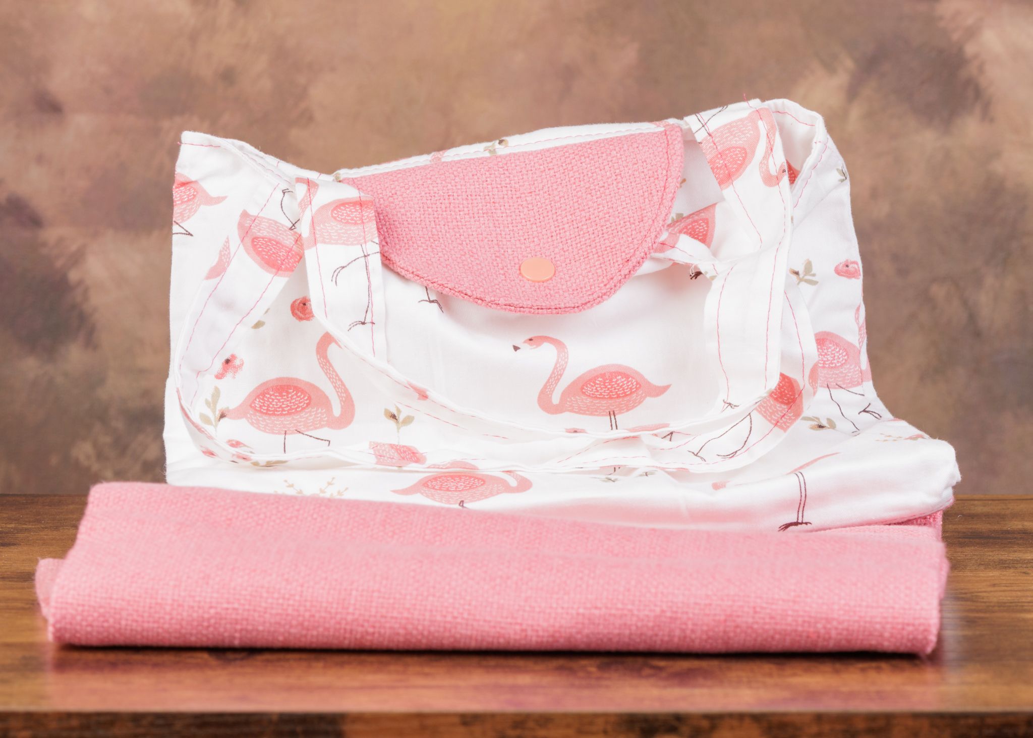 Sac à pain Flamants roses