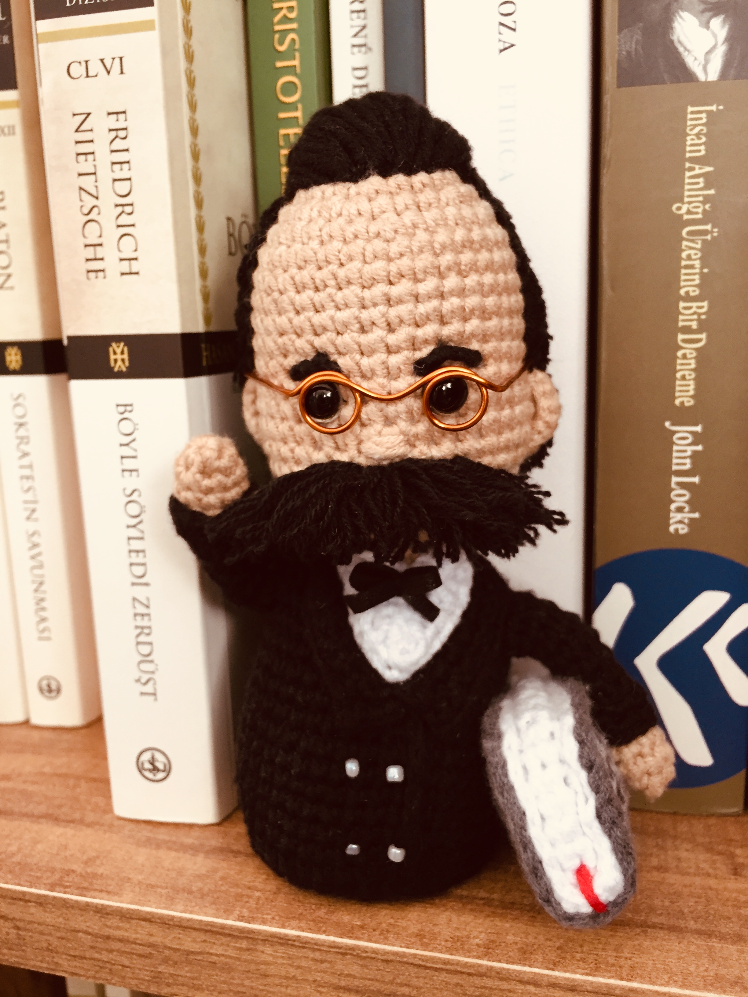 Nietzsche Örgü Büst