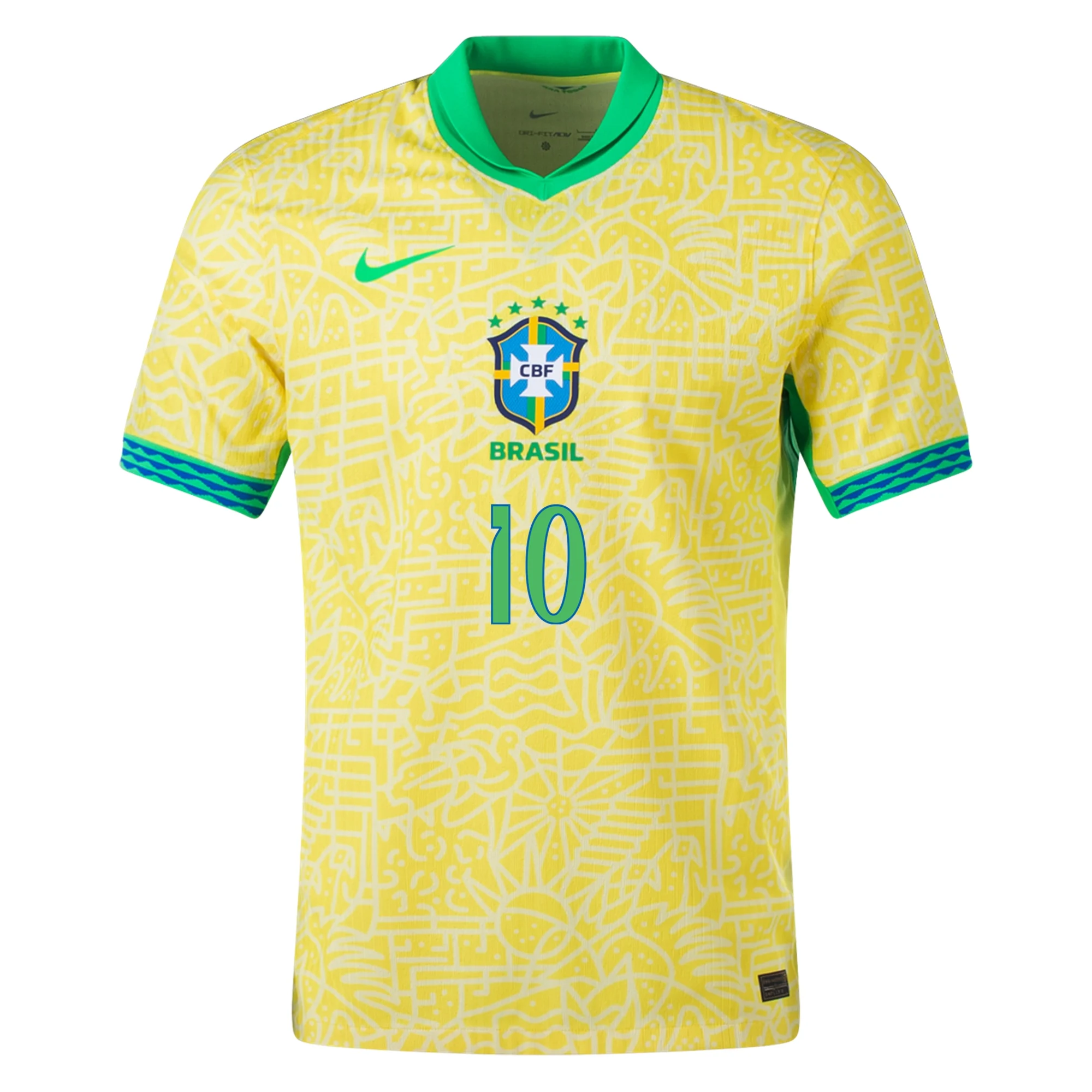 Men's Nike Neymar Jr. Brazil Home Jersey 2024