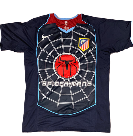Men's Nike Atletico Madrid x "Spider-man 2" Away Jersey 04/05