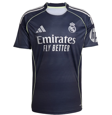 Real Madrid adidas Away Jersey 25/26 - (MULTIPLE SIZES)