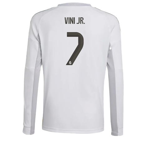 Real Madrid adidas Home kit 25/26 Long Sleeve, Vini Jr.- (Size M)