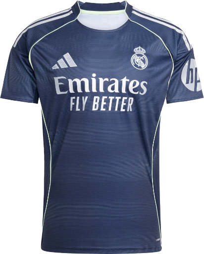 Real Madrid adidas Away Jersey 25/26 Mbappe 9 - (Size S & XL)