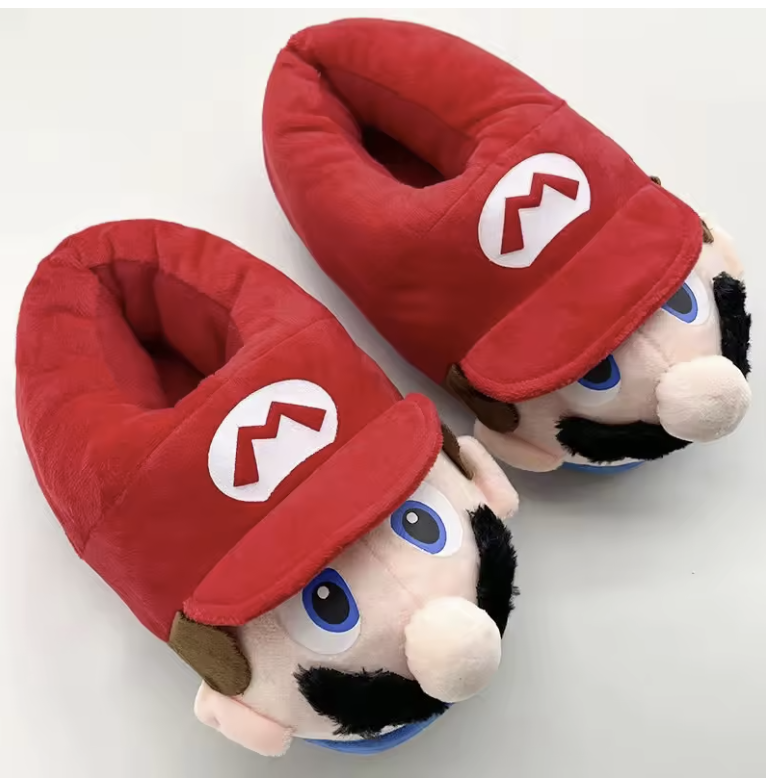 Pantufa Mario - Tamanho único infantil