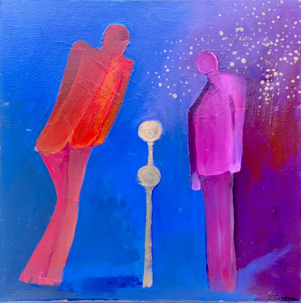 Balls. Acrylic on canvas. 60 x 60cm