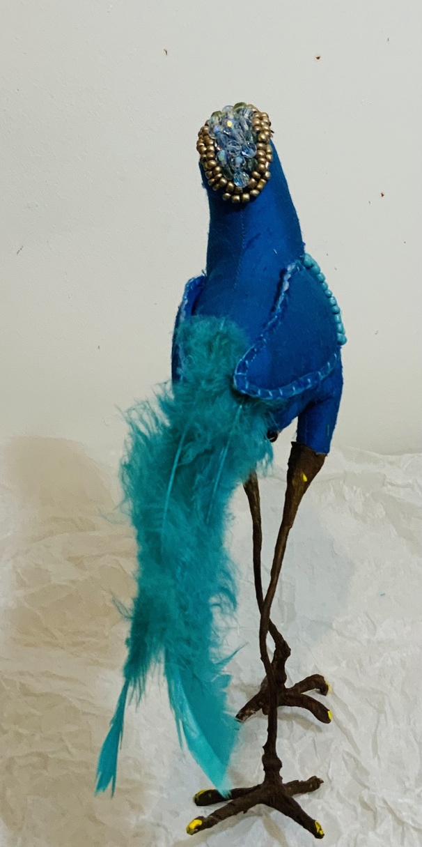 Tall Aqua bird
