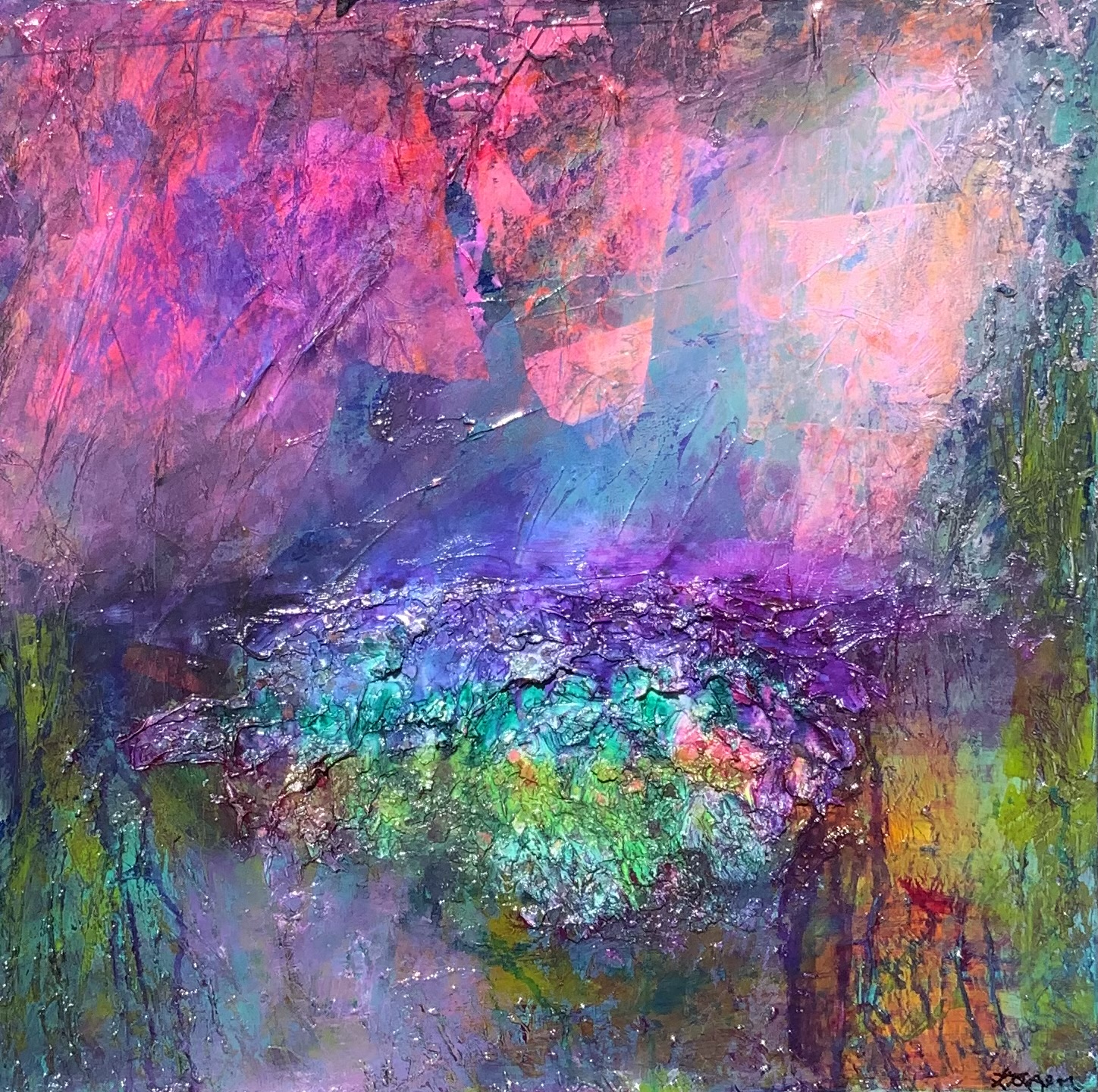 Opal - Abstract Acrylic Painting