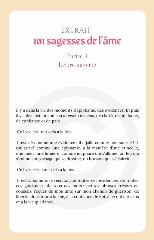 ✨101 Sagesses de l'âme, la bibliomancie alchimique