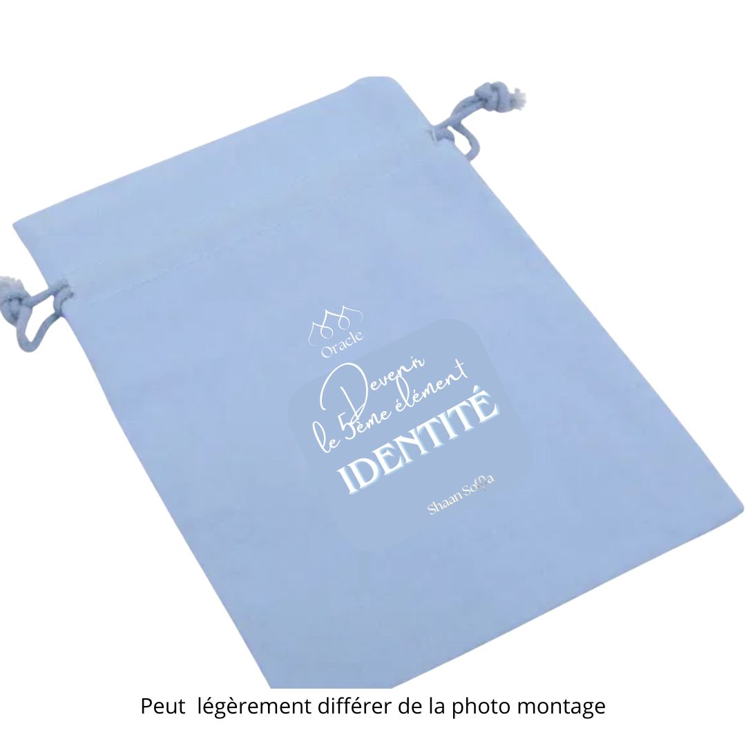 L'oracle IDENTITE, avec sa pochette en tissu