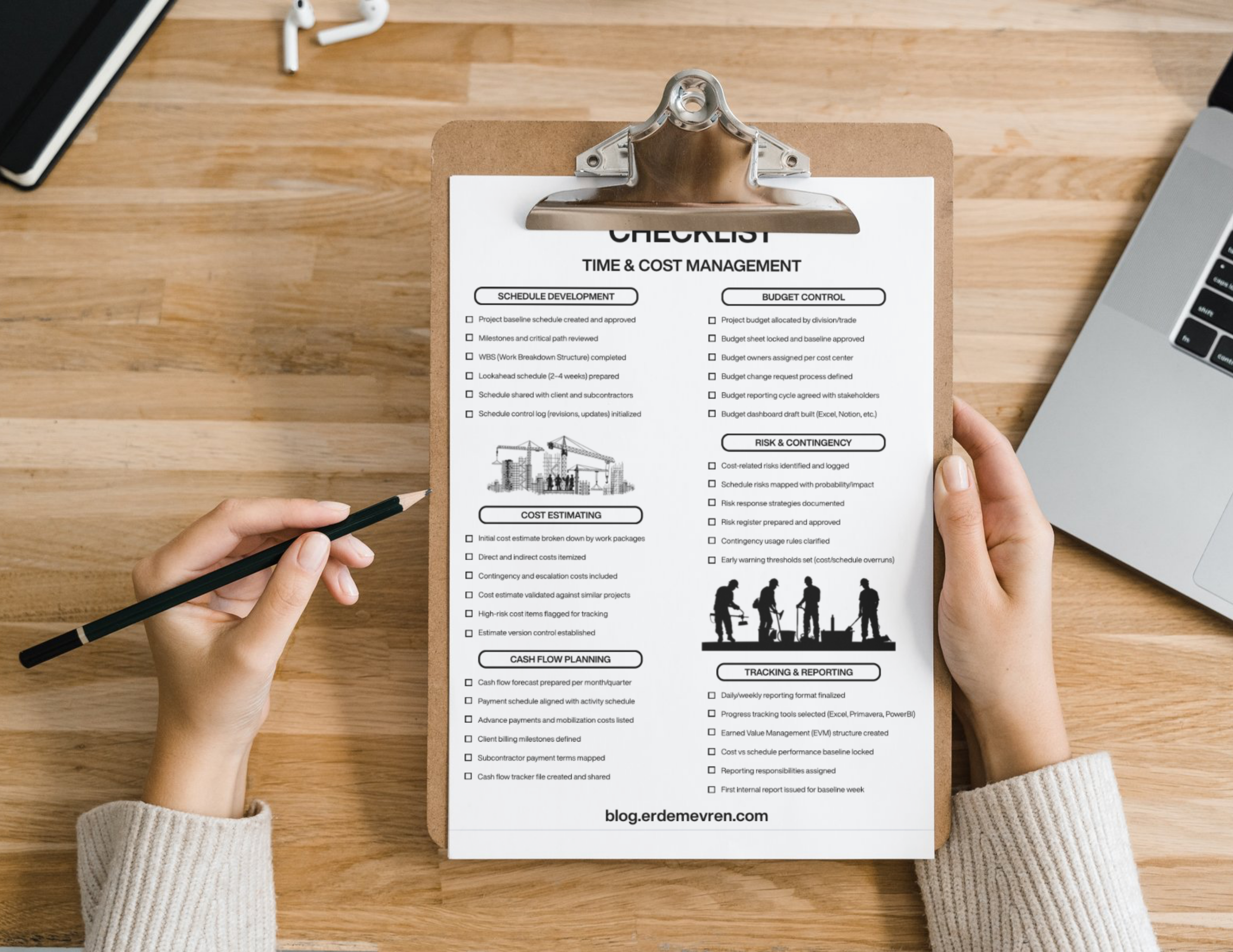 Checklist - Time & Cost Management