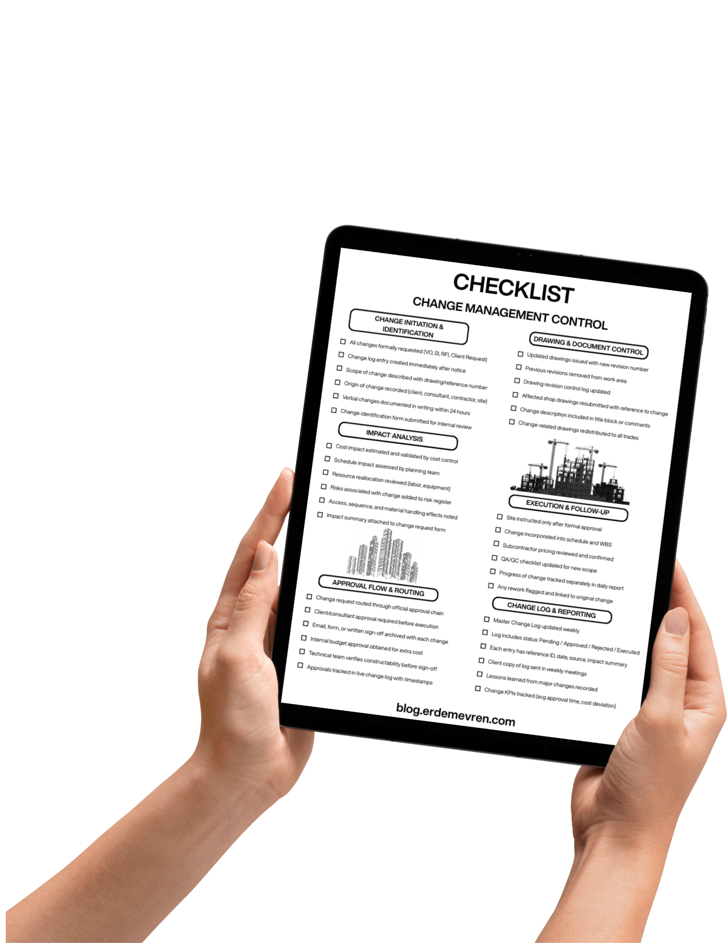 Checklist – Change Management Control