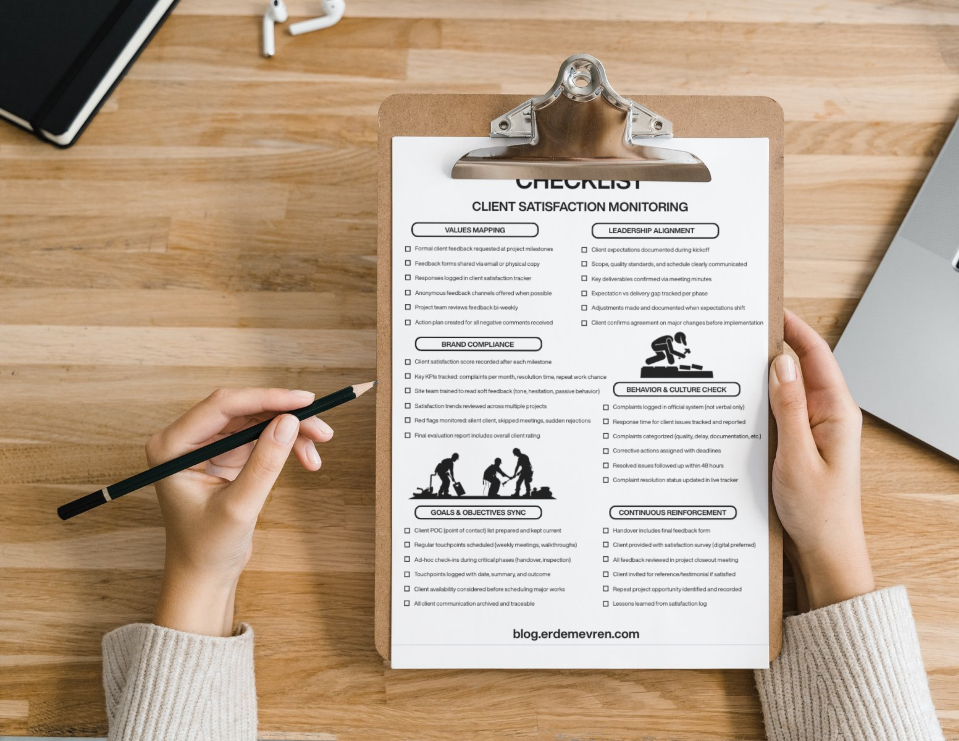 Checklist – Client Satisfaction Monitoring