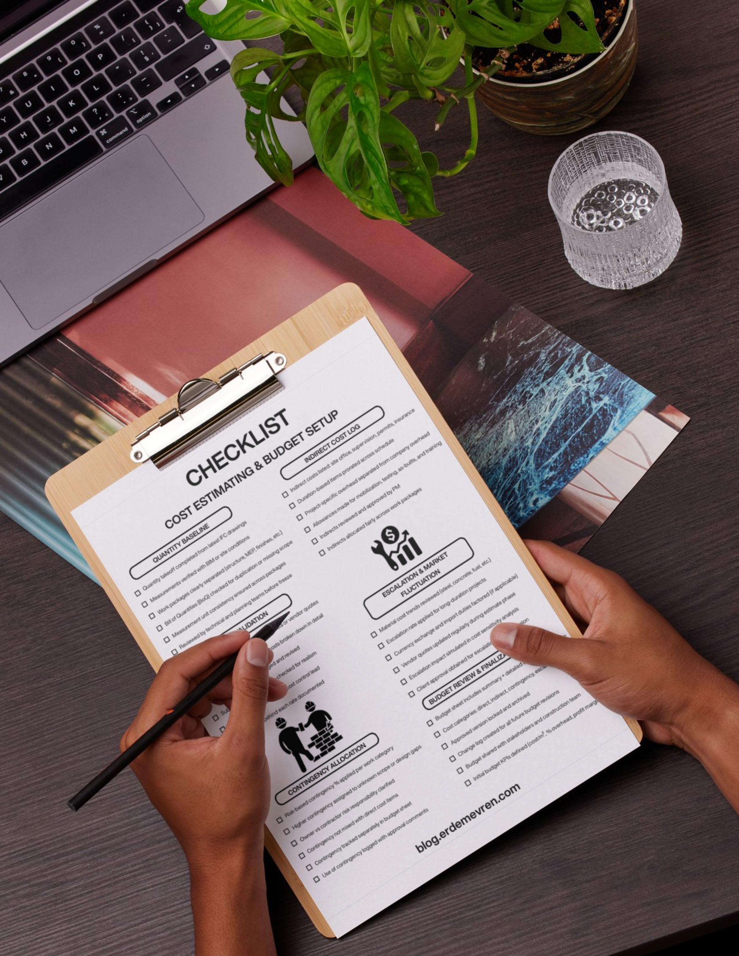 Checklist – Cost Estimating & Budget Setup