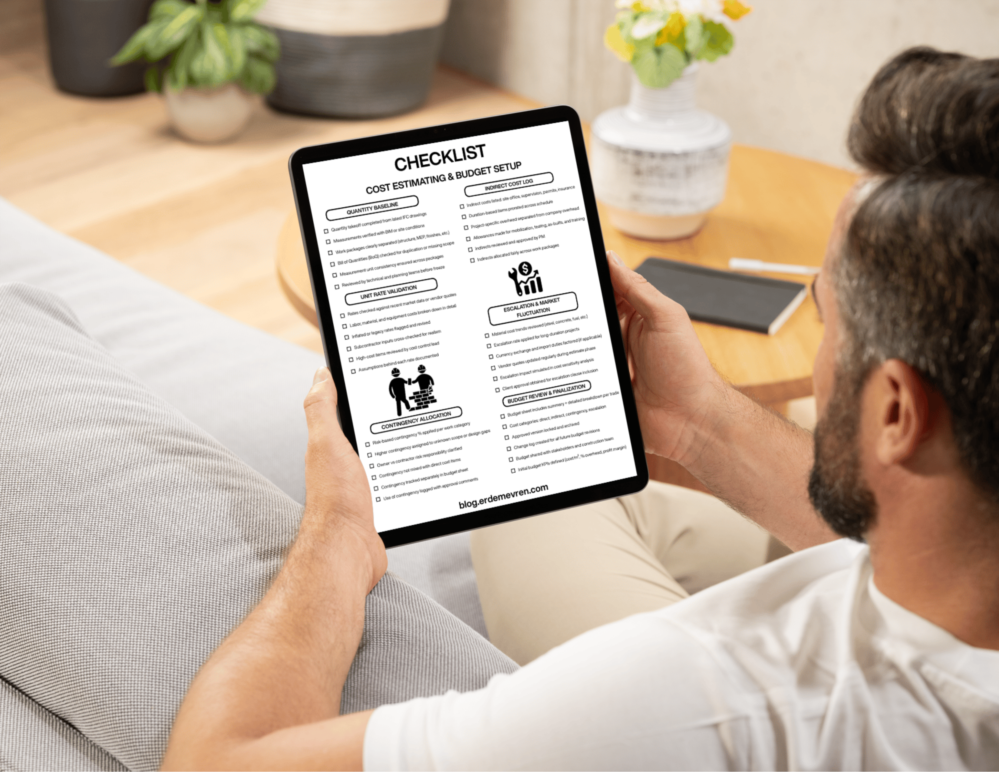 Checklist – Cost Estimating & Budget Setup