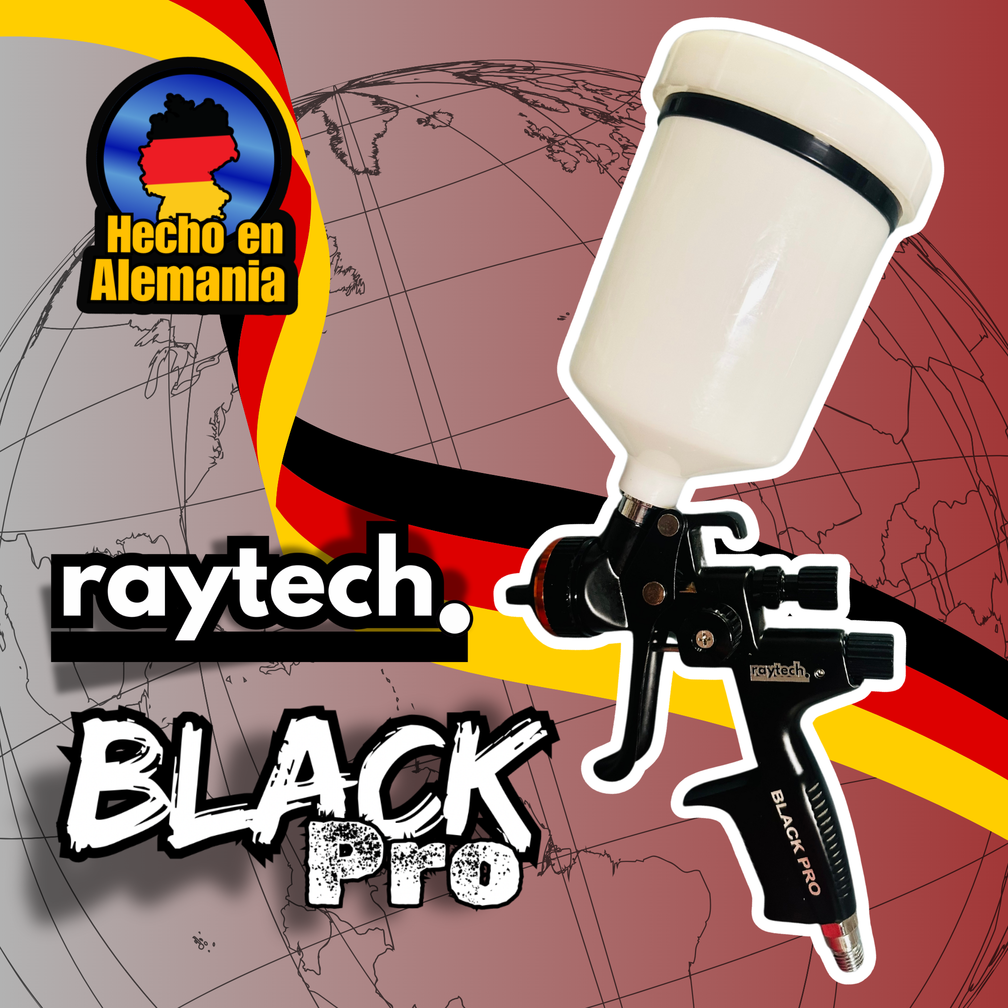 RAYTECH BLACK PRO - Spray Gun HVLP
