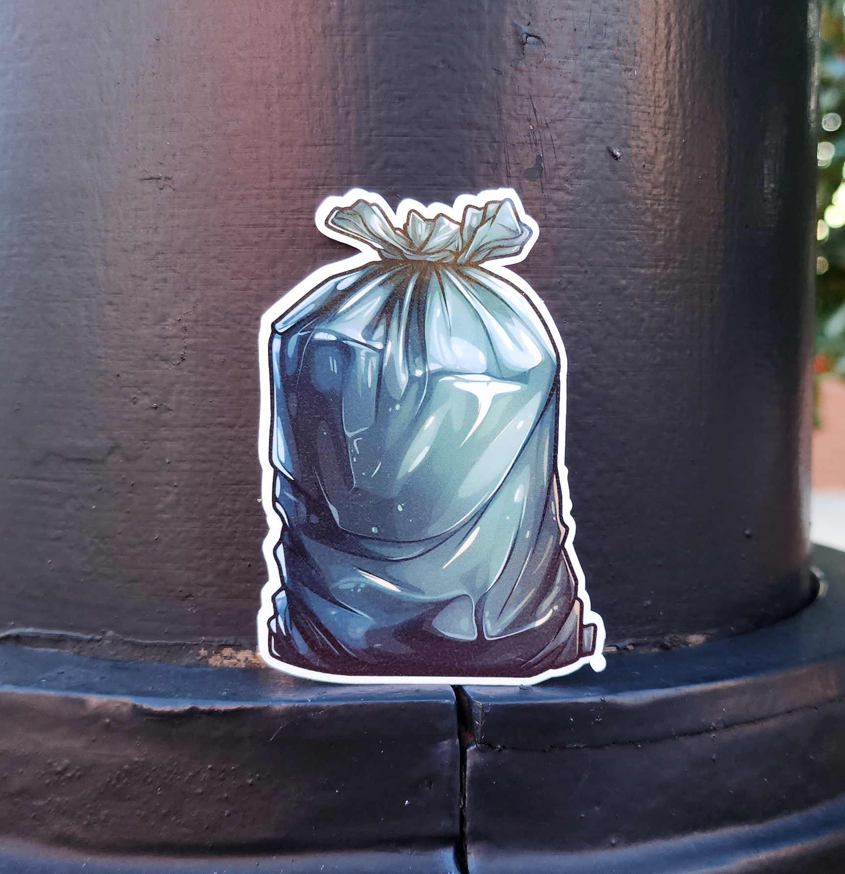 Trash Bag Sticker