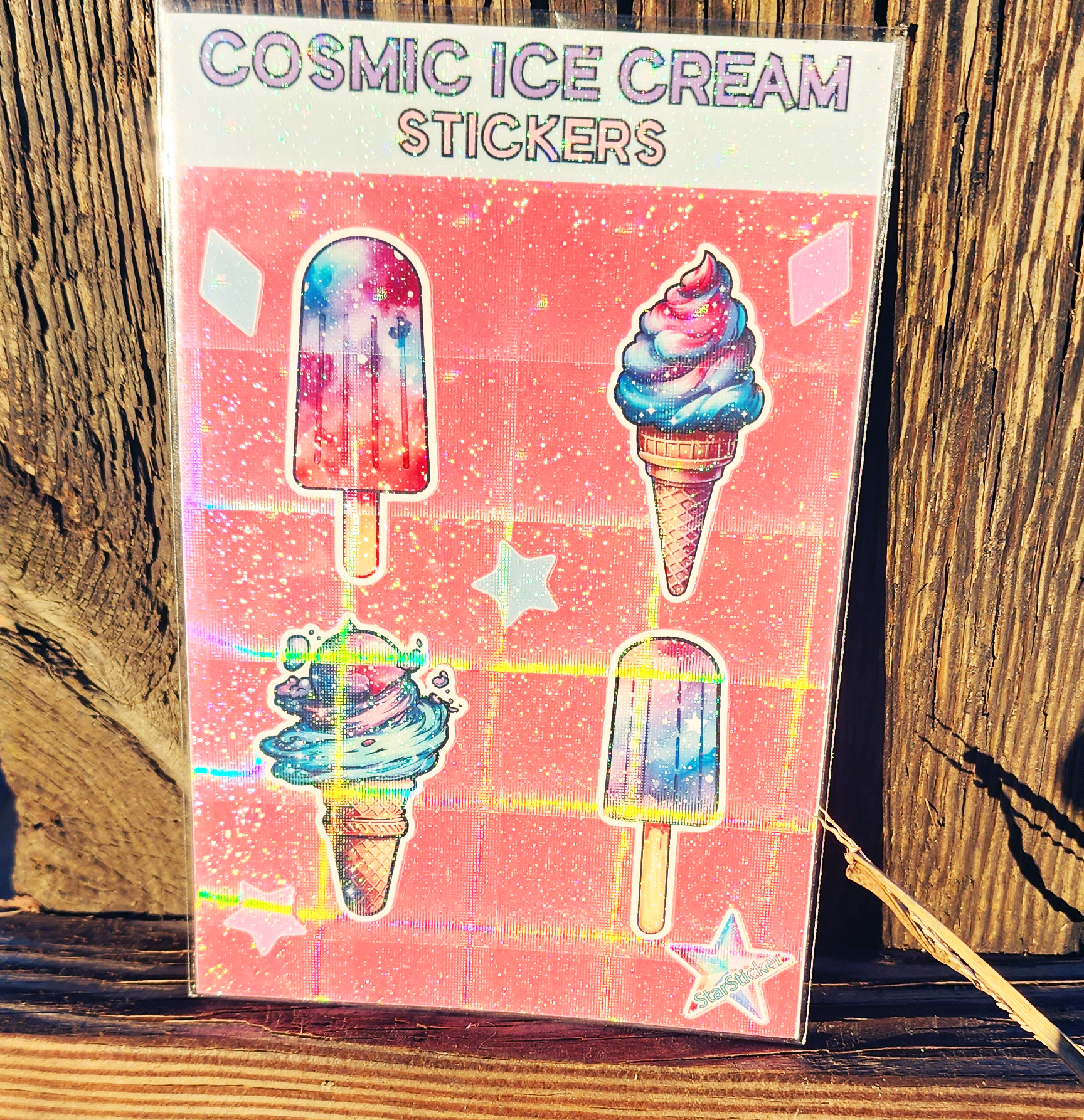 Cosmic Ice Cream Sticker Sheet